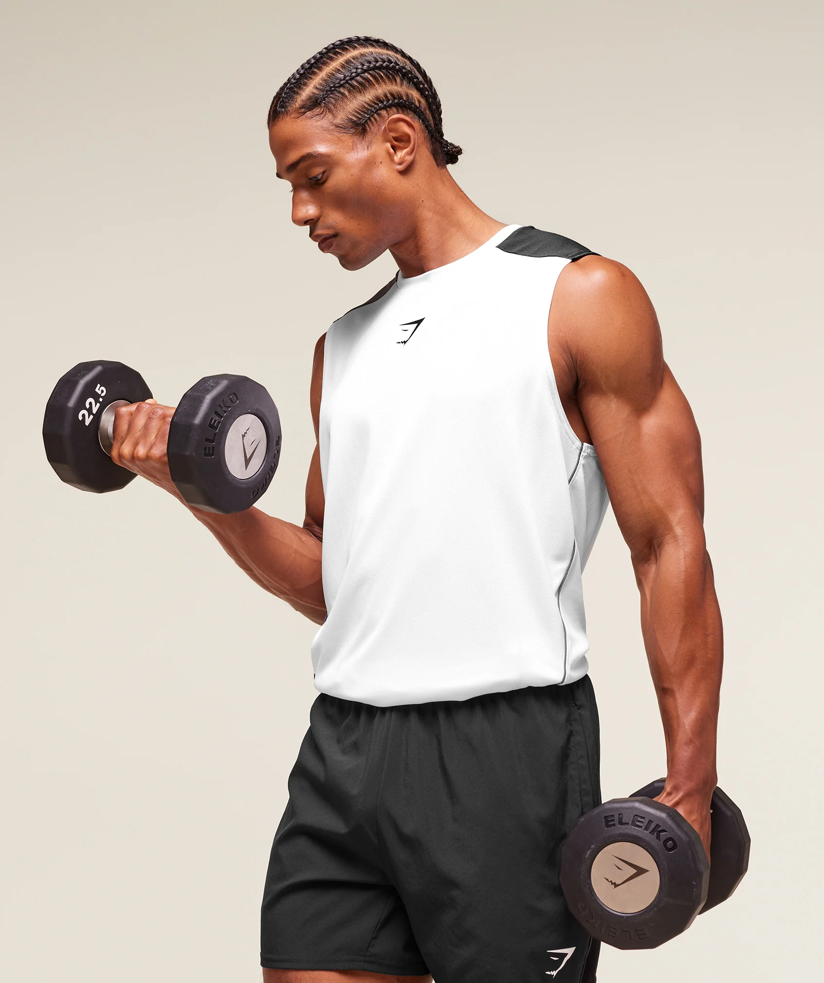 Gymshark Arrival Block Tank - White - Image 4