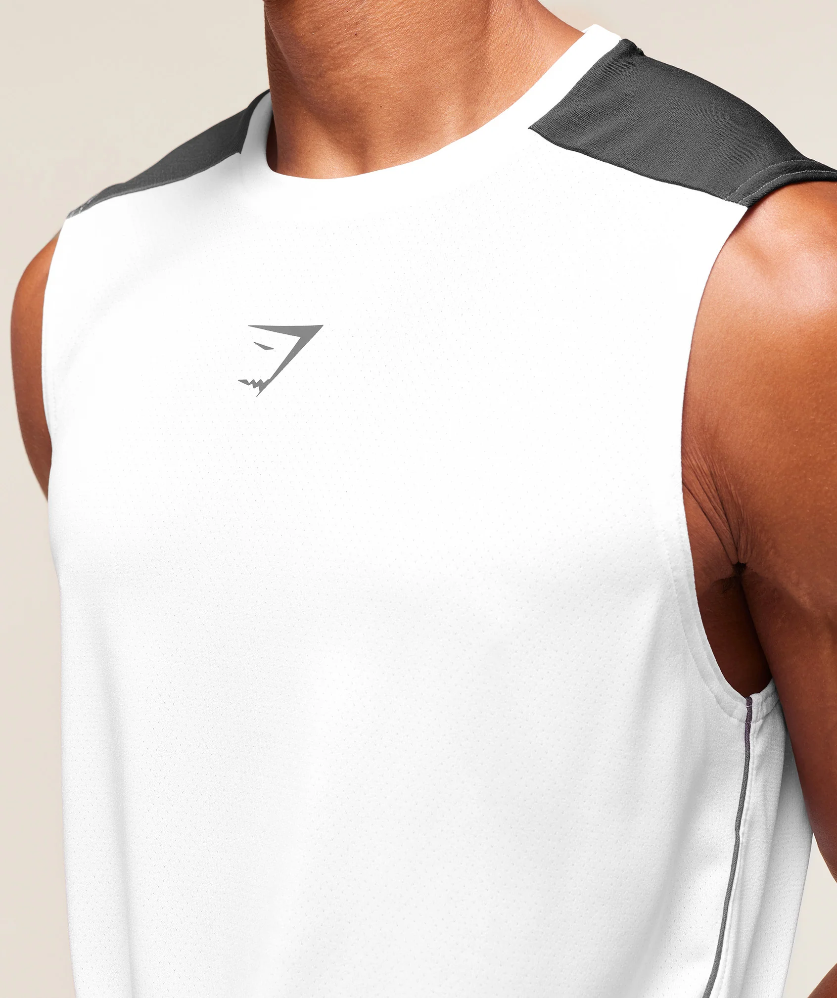 Gymshark Arrival Block Tank - White - Image 6