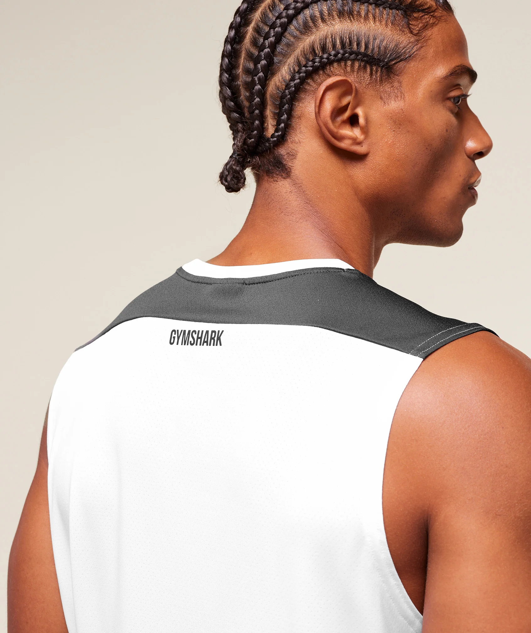 Gymshark Arrival Block Tank - White - Image 7