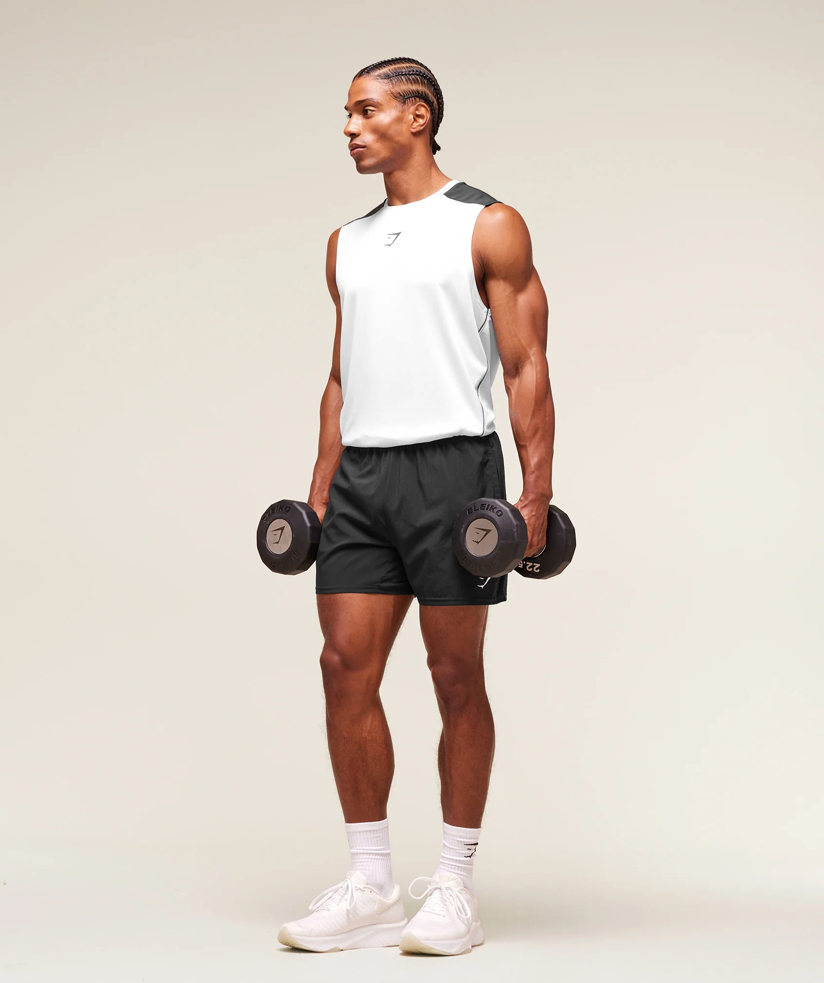 Gymshark Arrival Block Tank - White - Image 8