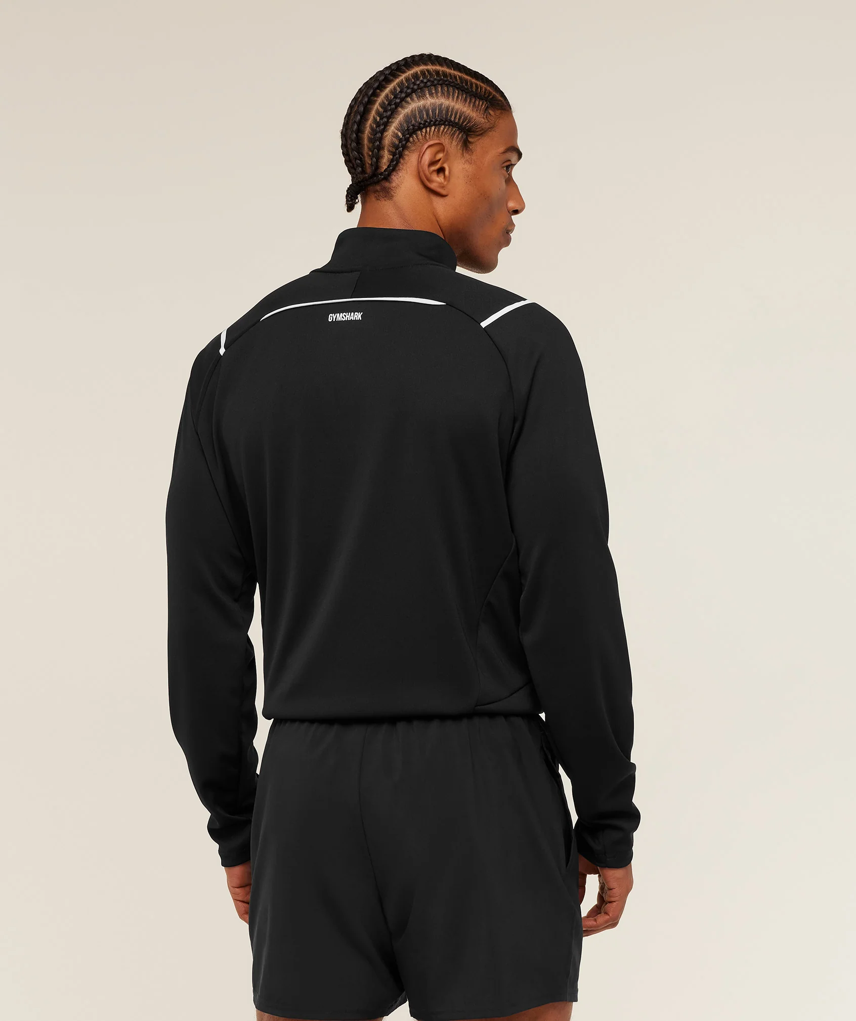 Gymshark Arrival Contrast 1/4 Zip - Black - Image 2