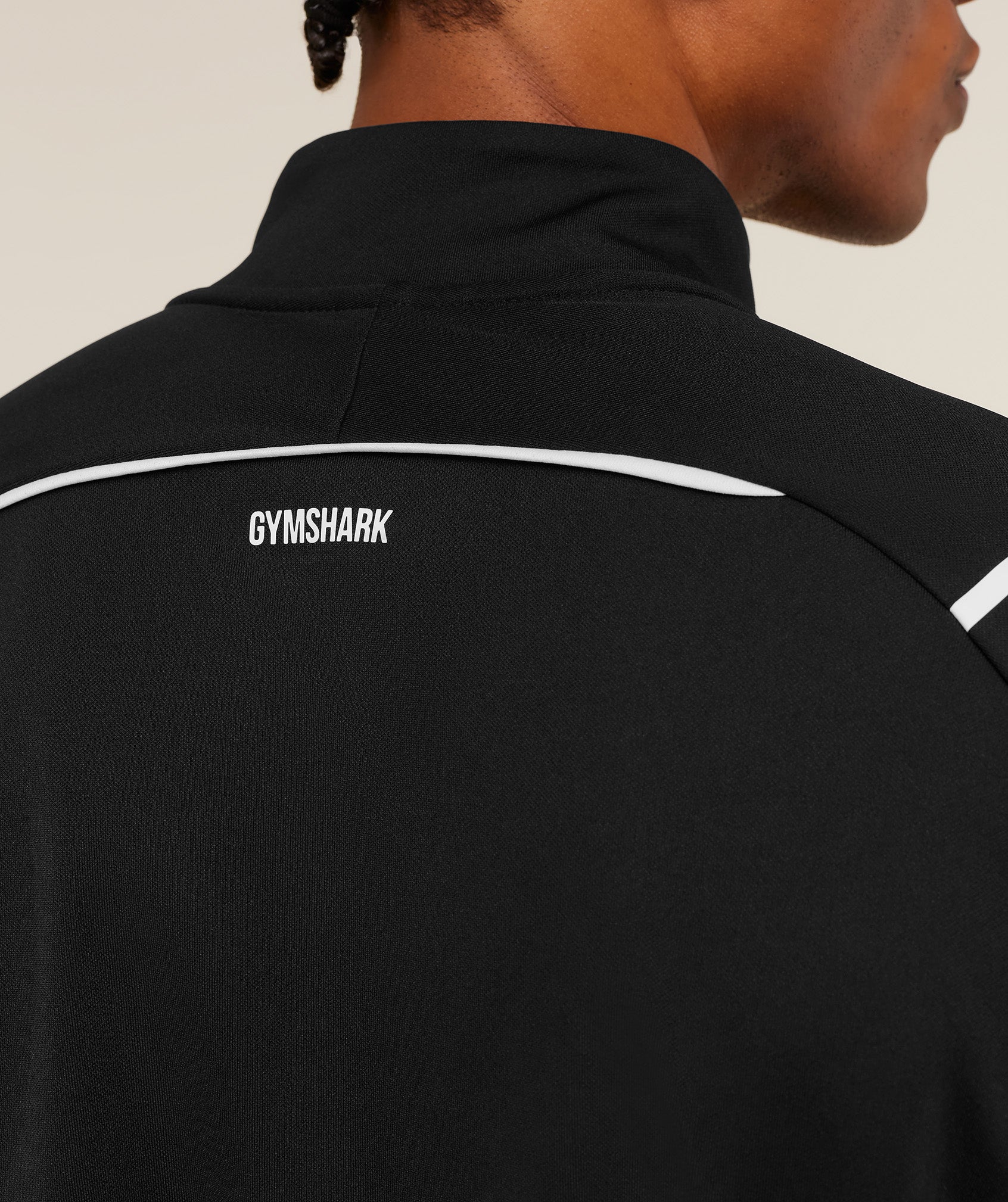Gymshark Arrival Contrast 1/4 Zip - Black - Image 6