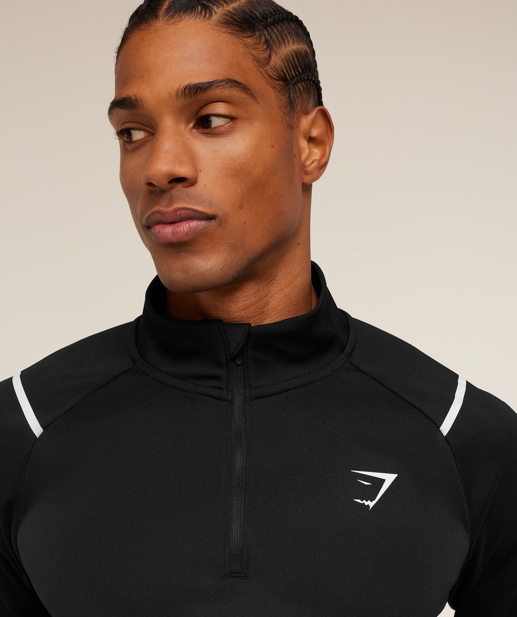 Gymshark Arrival Contrast 1/4 Zip - Black - Image 7