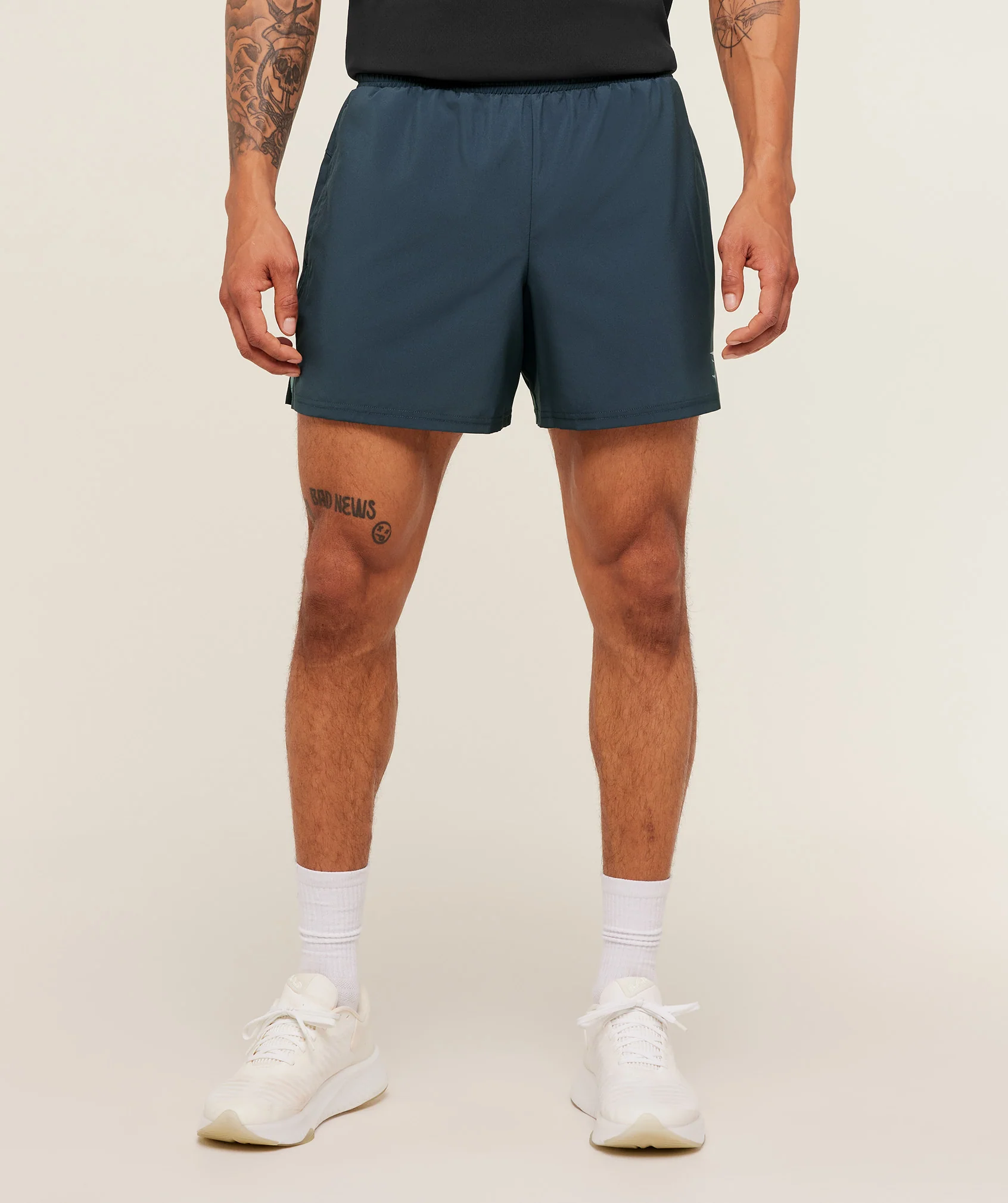 Gymshark Arrival Contrast Shorts - Stealth Blue / Flow Blue