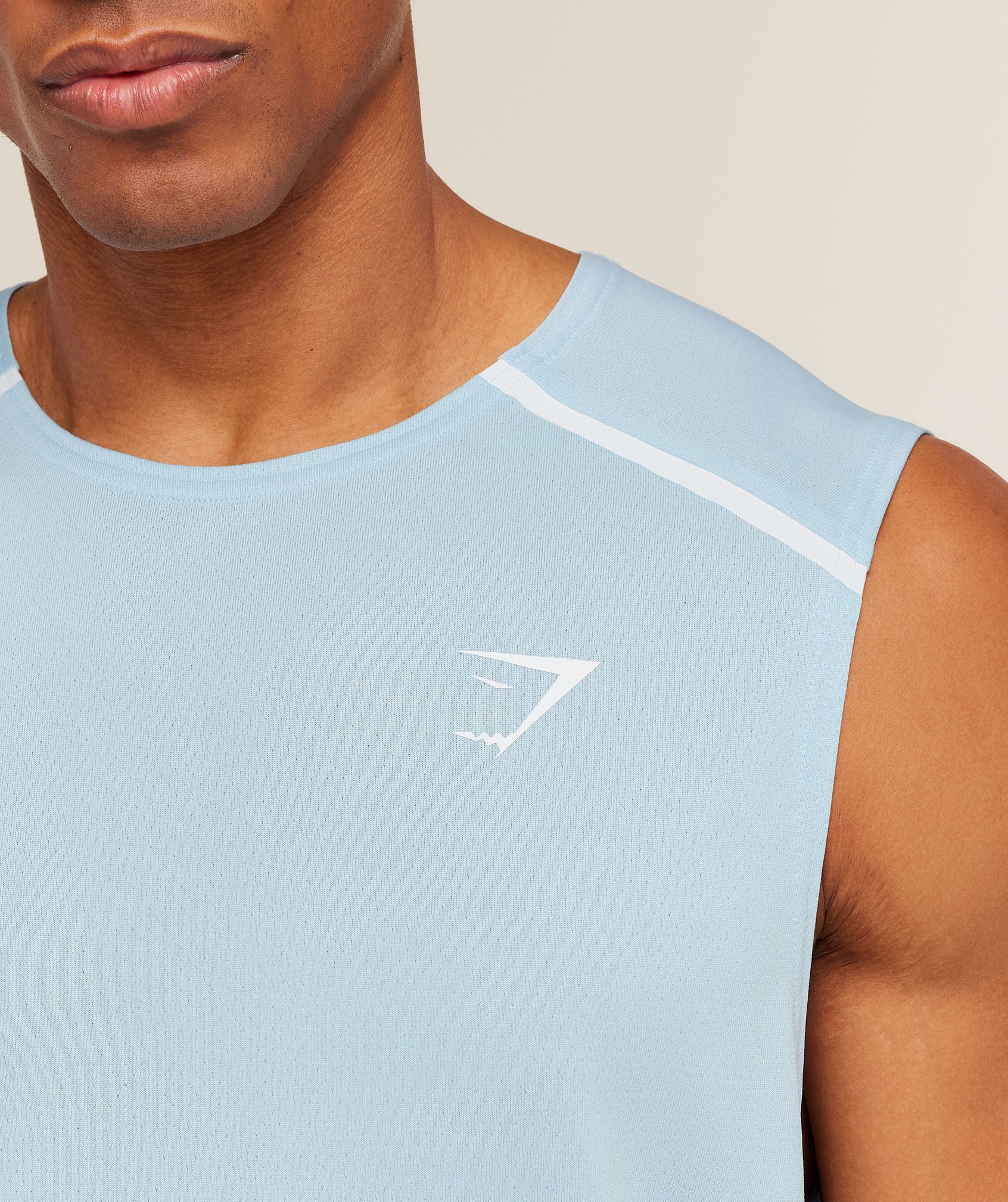Gymshark Arrival Contrast Tank - Chilled Blue/Iron Blue - Image 5