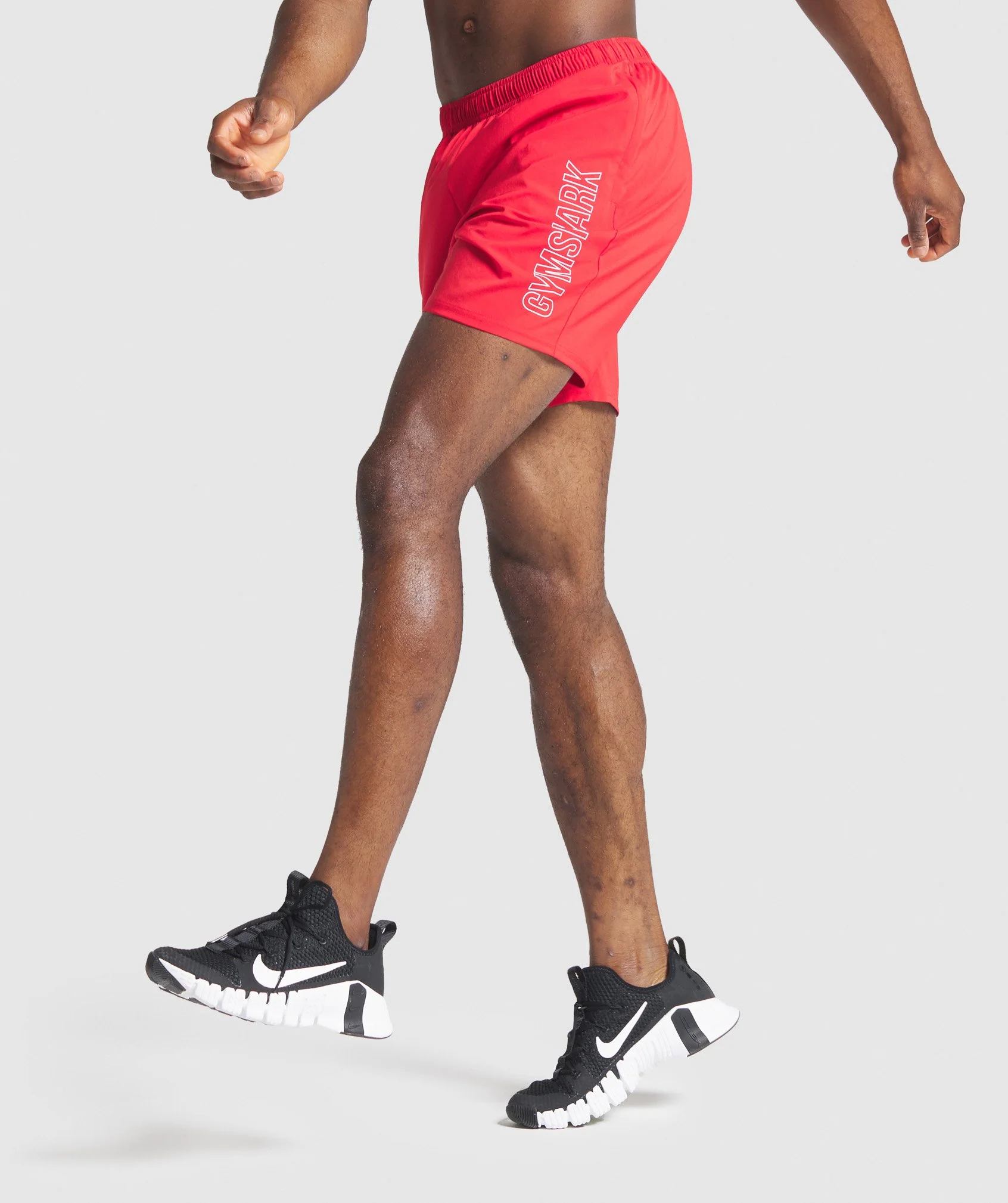 Gymshark Arrival Graphic Shorts - Red - Image 3