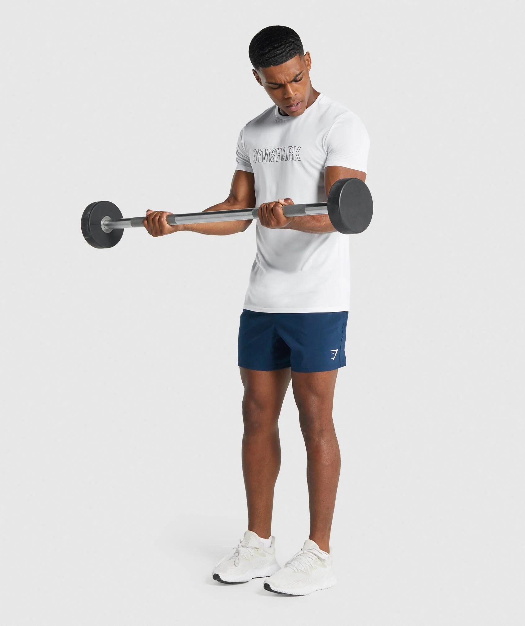 Gymshark Arrival Graphic T-Shirt - White - Image 4