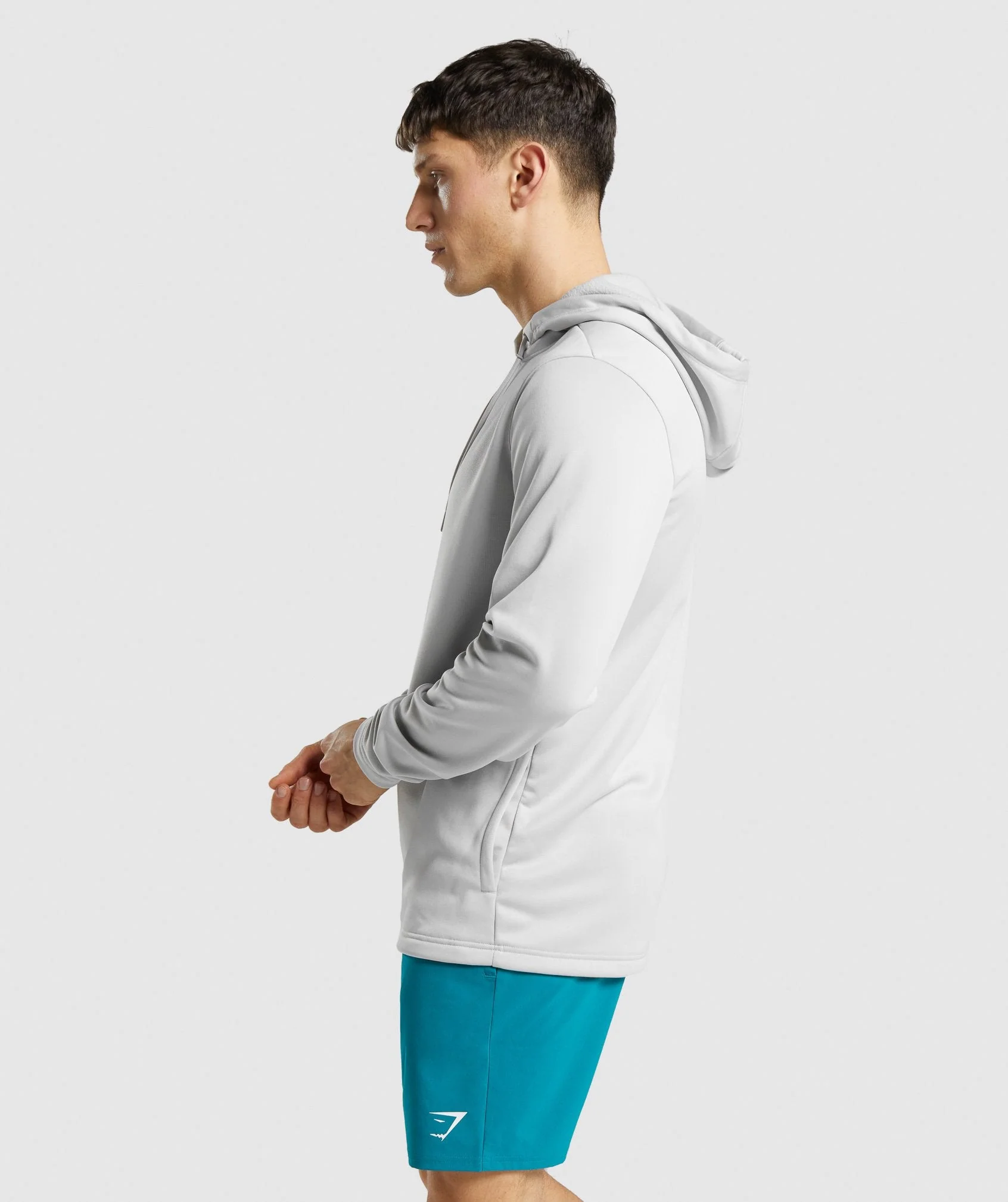 Gymshark Arrival Hoodie - Light Grey - Image 3