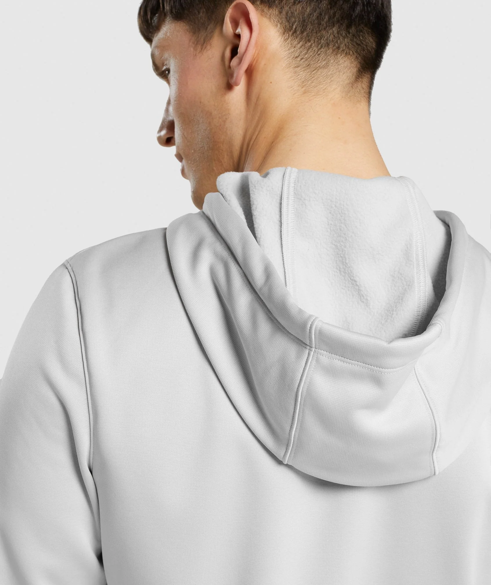 Gymshark Arrival Hoodie - Light Grey - Image 6