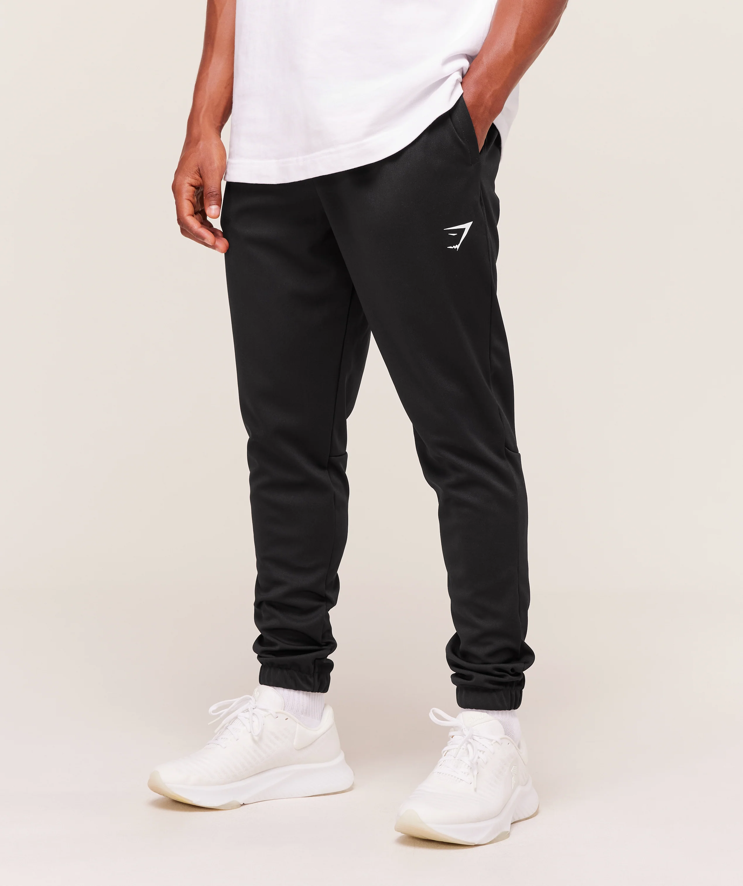 Gymshark Arrival Knit Block Joggers - Black - Image 3