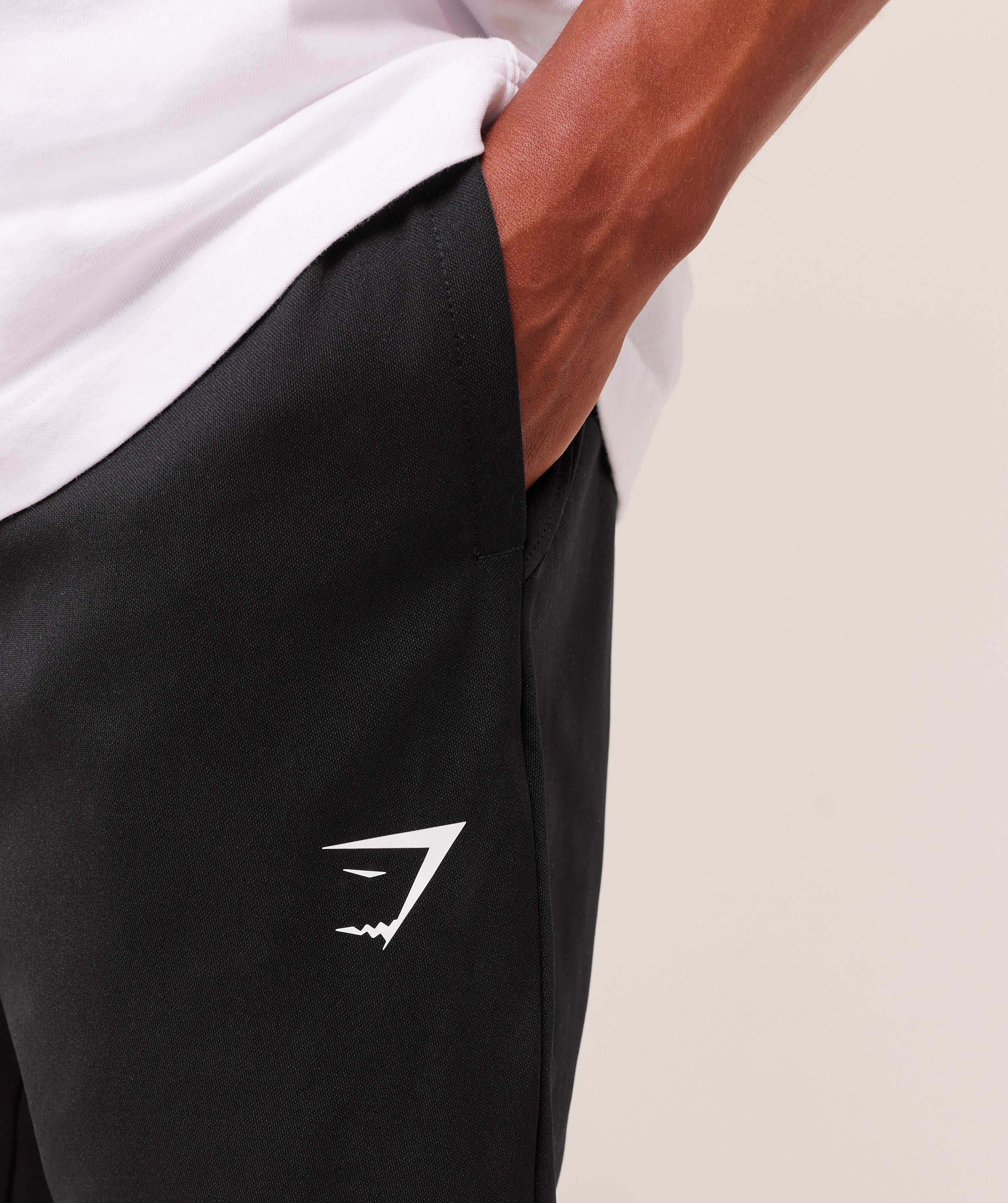 Gymshark Arrival Knit Block Joggers - Black - Image 4