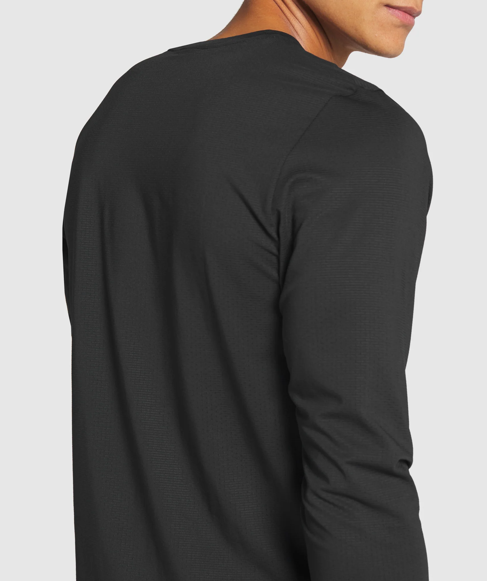 Gymshark Arrival Long Sleeve T-Shirt - Black - Image 5