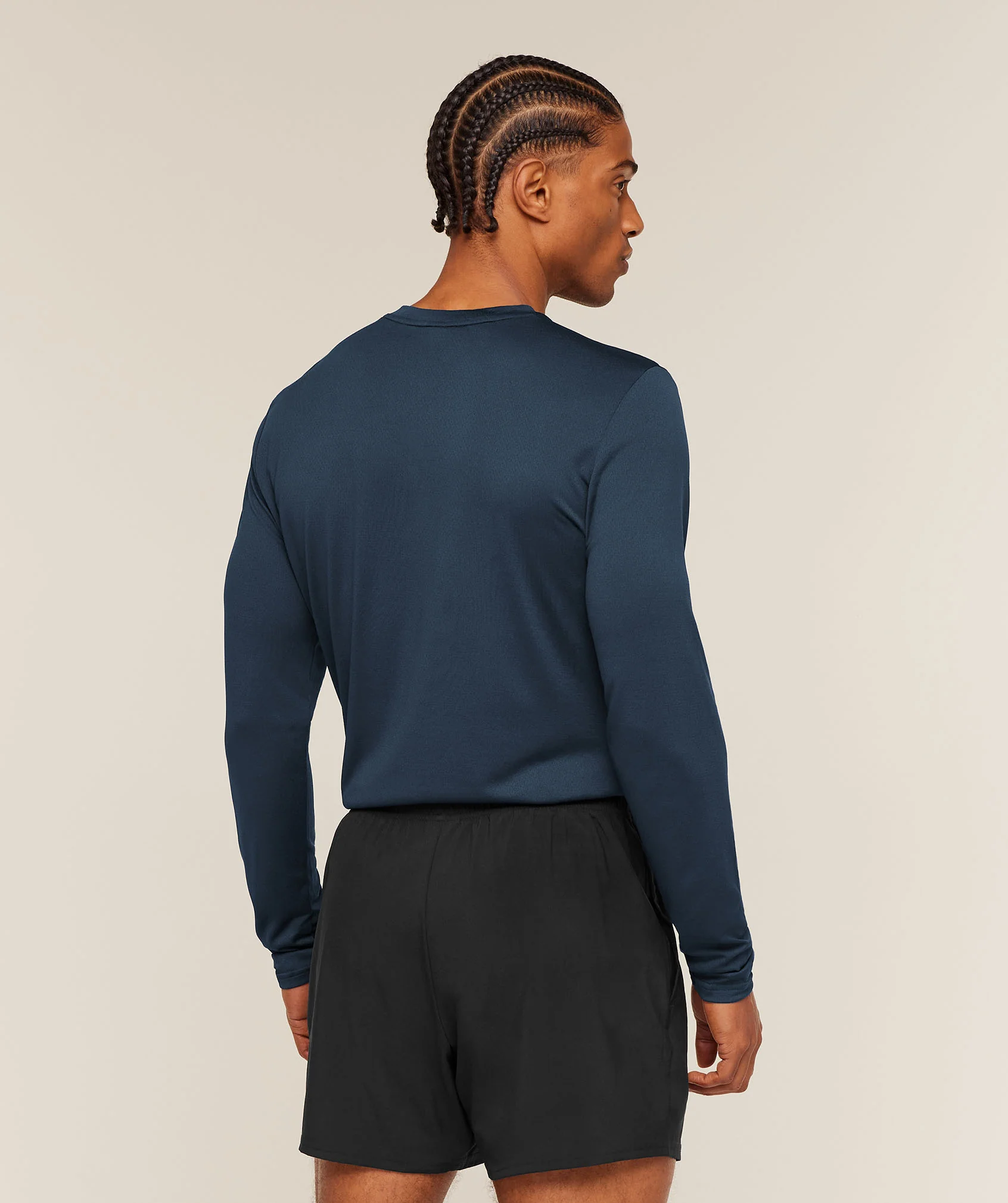 Gymshark Arrival Long Sleeve T-Shirt - Navy - Image 2