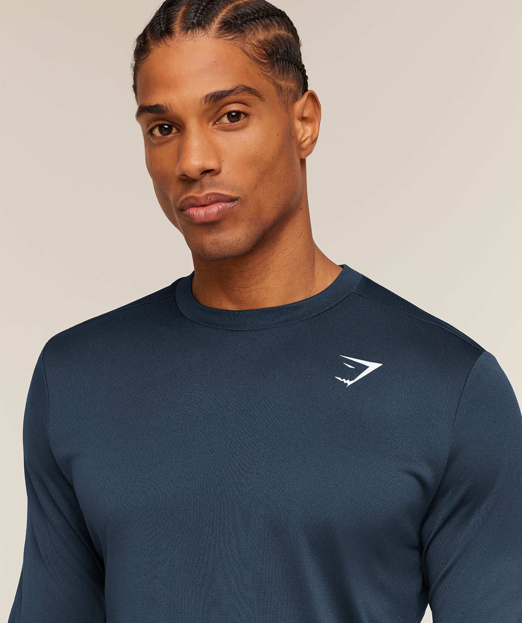 Gymshark Arrival Long Sleeve T-Shirt - Navy - Image 5