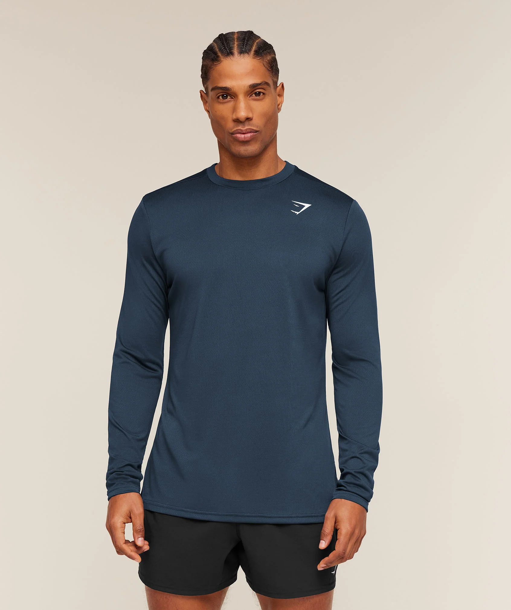 Gymshark Arrival Long Sleeve T-Shirt - Navy - Image 6