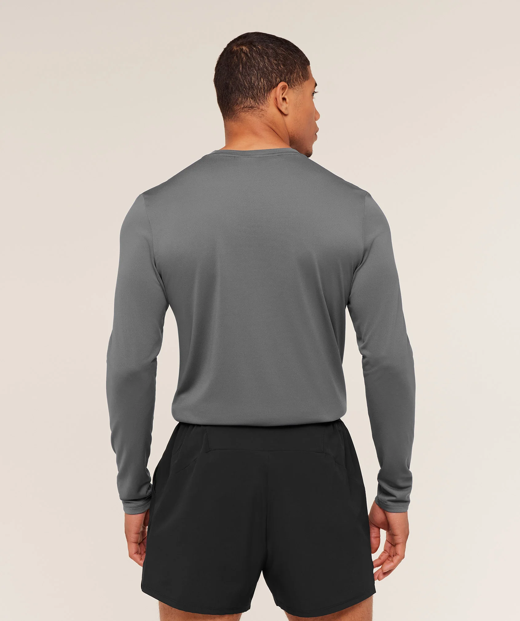 Gymshark Arrival Long Sleeve T-Shirt - Silhouette Grey - Image 2