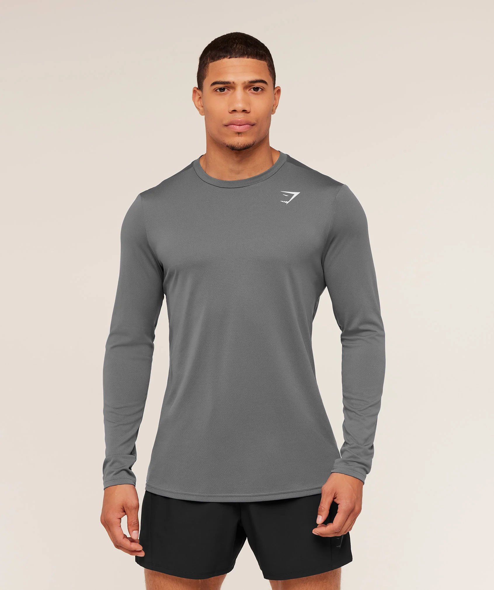 Gymshark Arrival Long Sleeve T-Shirt - Silhouette Grey - Image 4