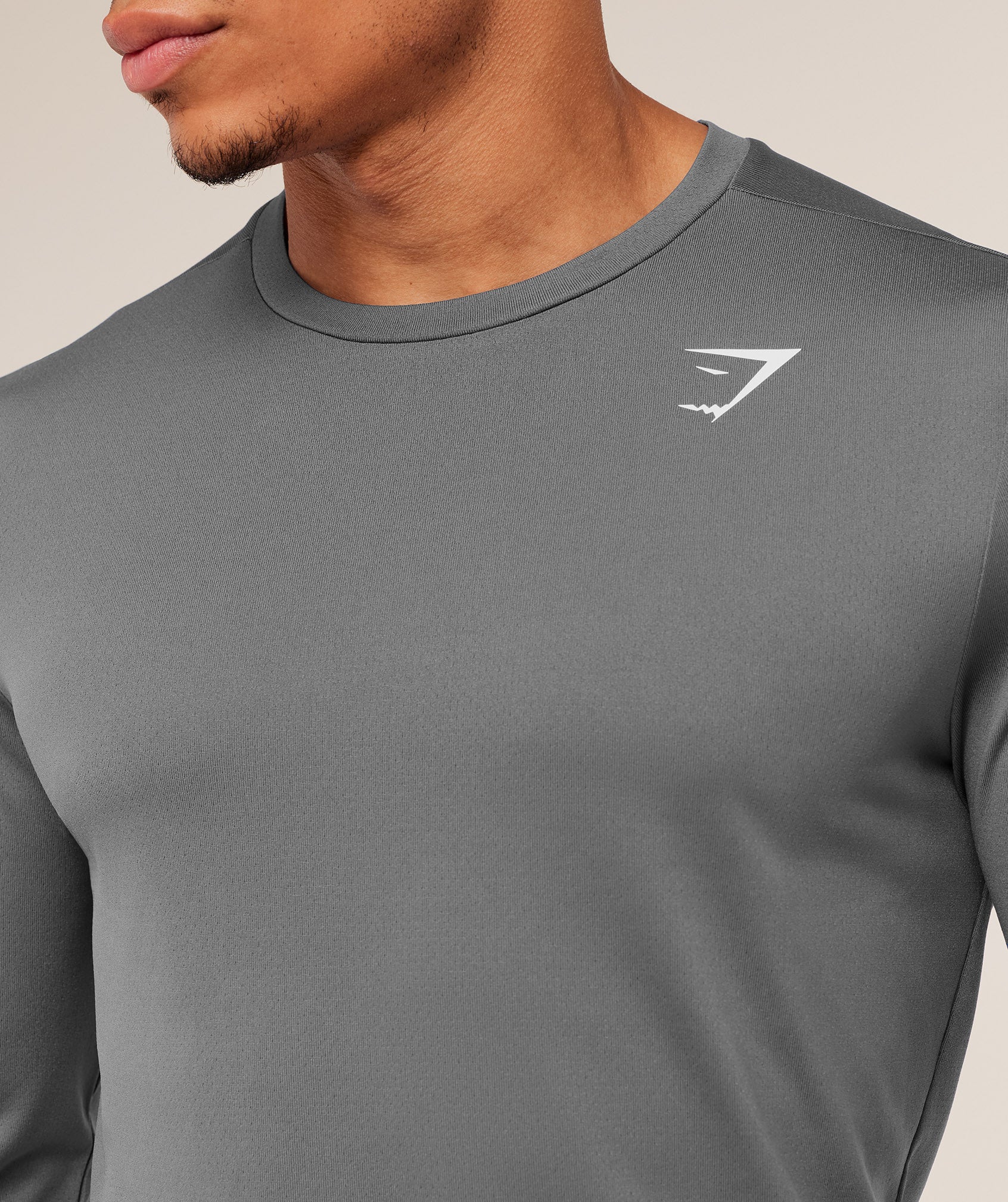 Gymshark Arrival Long Sleeve T-Shirt - Silhouette Grey - Image 6
