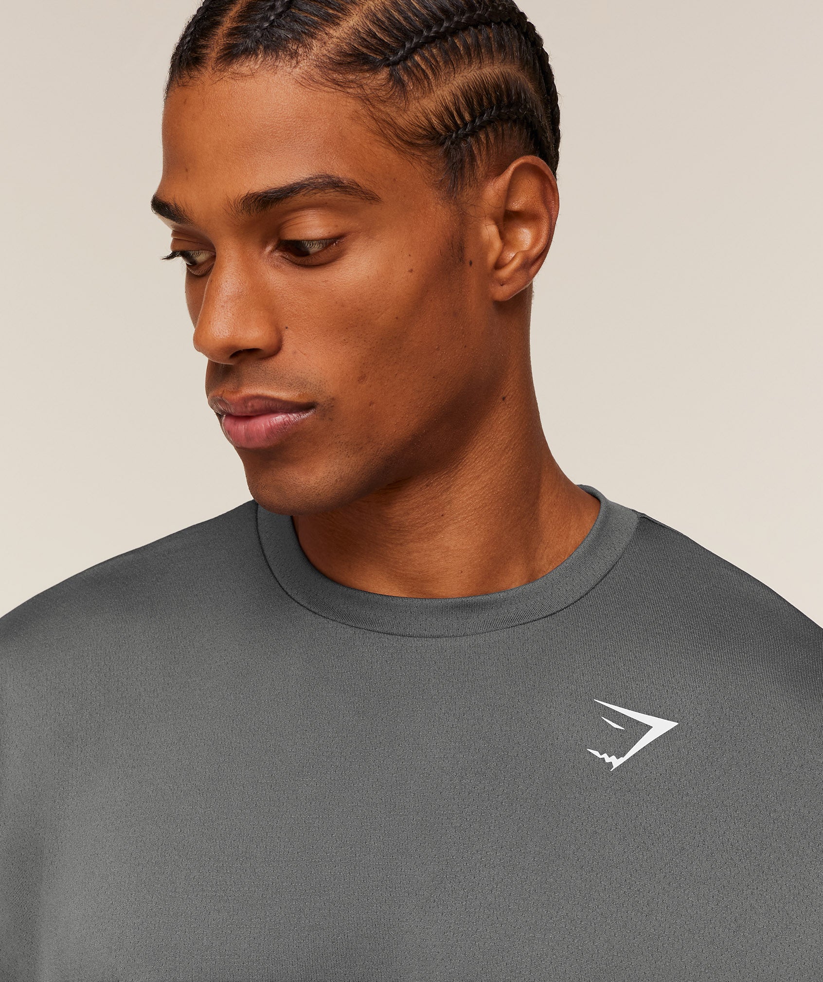 Gymshark Arrival Oversized Long Sleeve T-Shirt - Silhouette Grey - Image 5