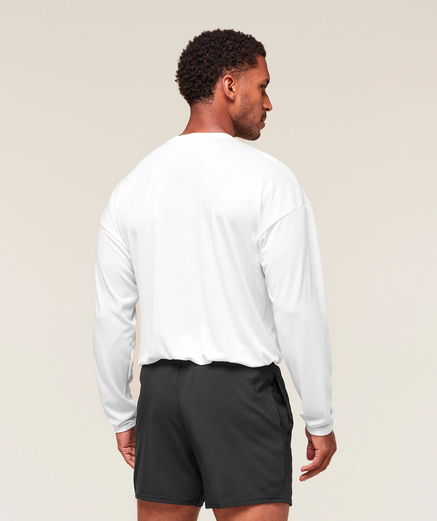 Gymshark Arrival Oversized Long Sleeve T-Shirt - White - Image 2