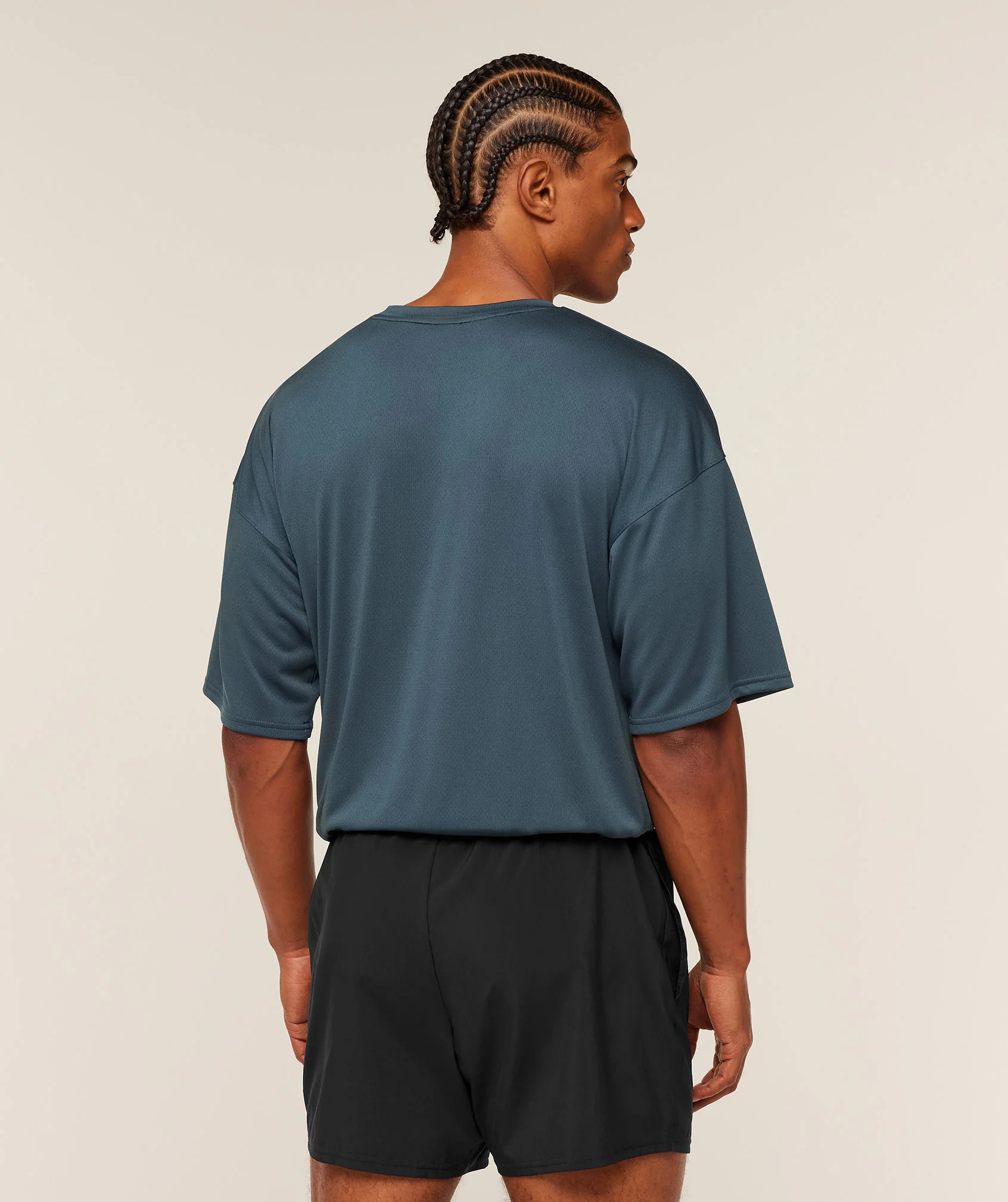 Gymshark Arrival Oversized T-Shirt - GS Stealth Blue - Image 2