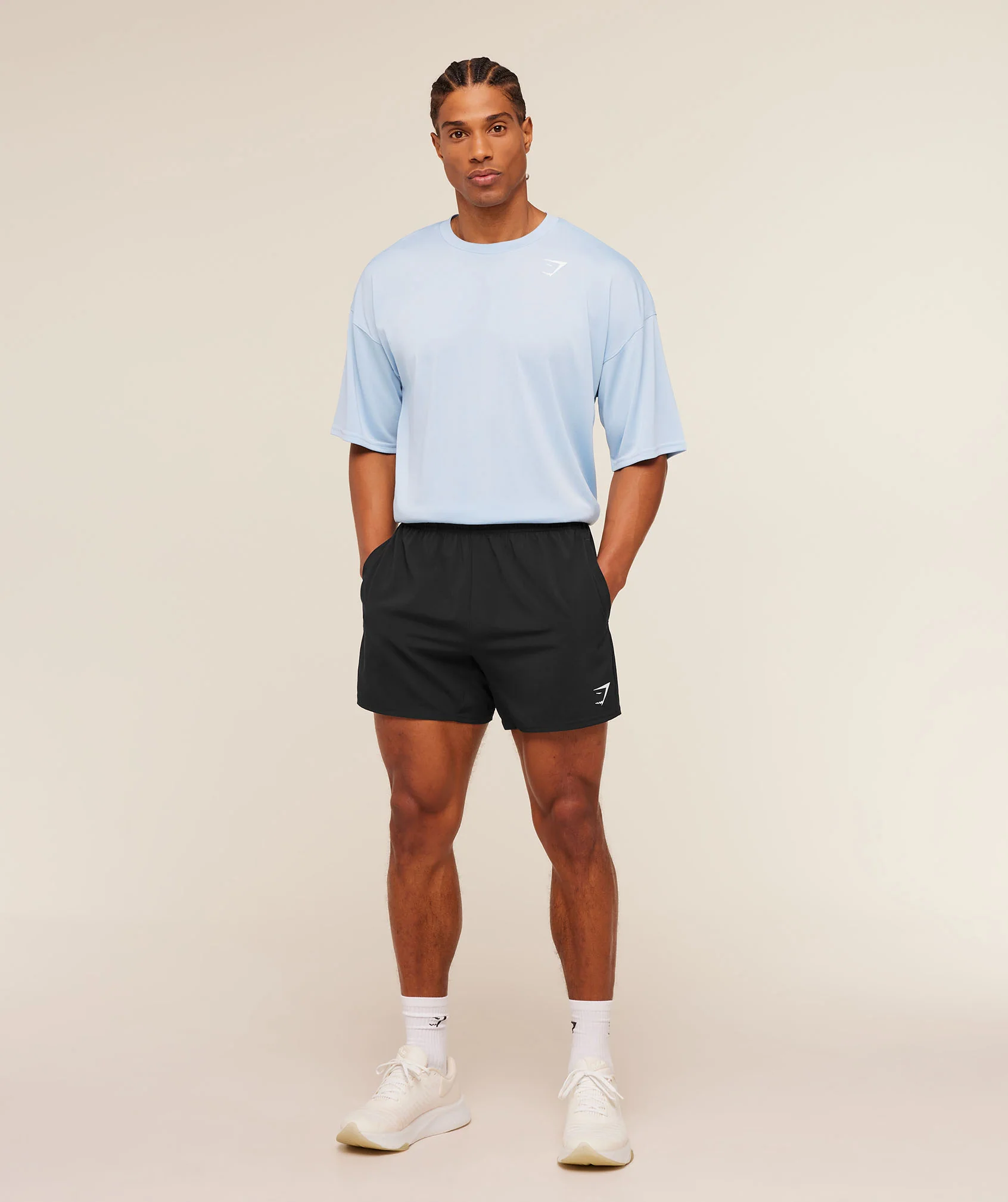 Gymshark Arrival Oversized T-Shirt - Chilled Blue - Image 6