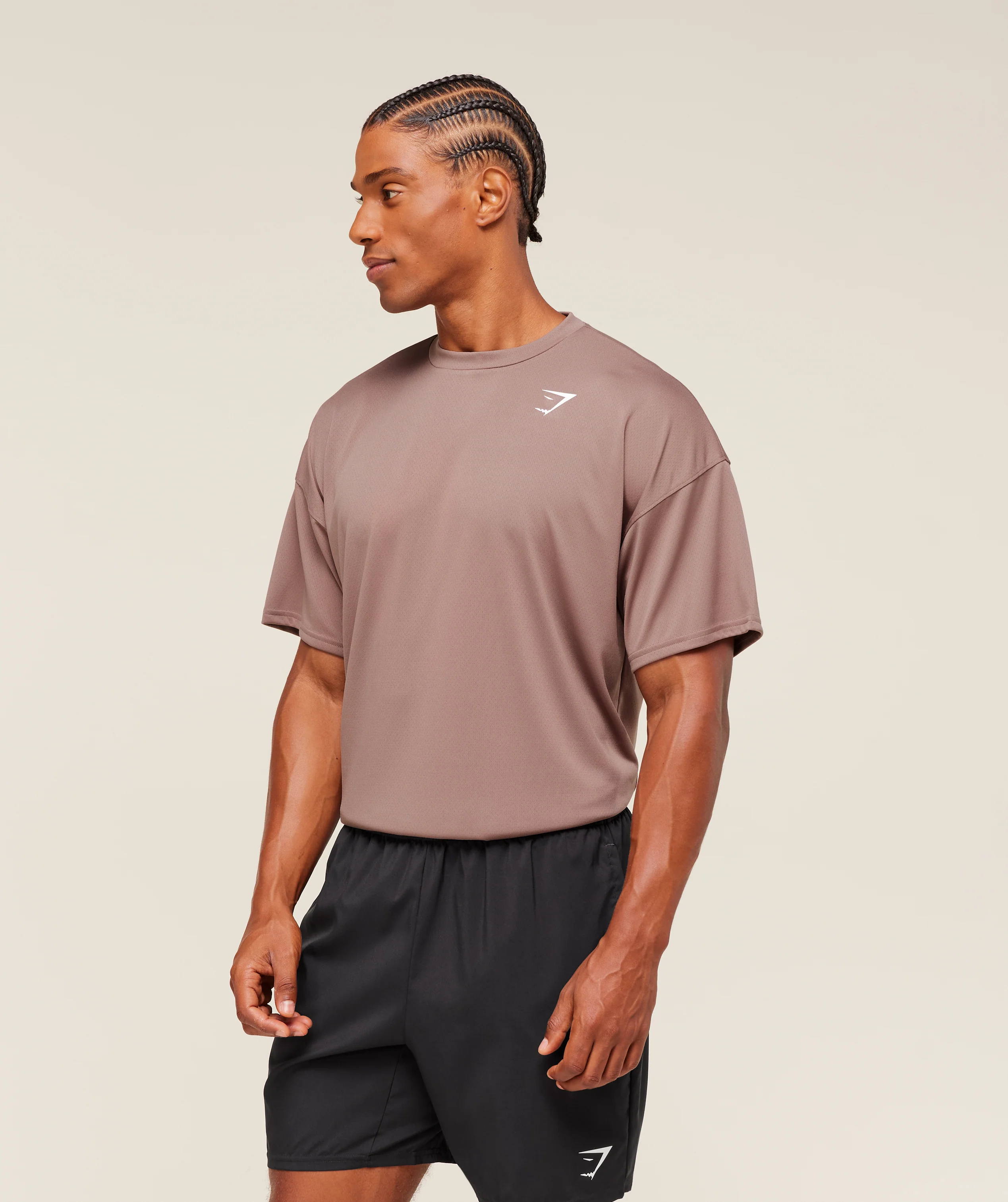 Gymshark Arrival Oversized T-Shirt - Chestnut Pink - Image 3