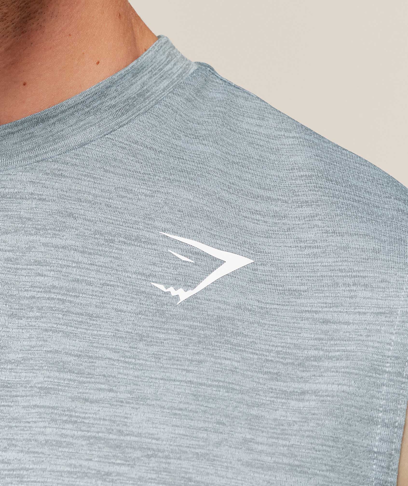 Gymshark Arrival Oversized Tank - Smoke Blue/Denim Grey - Image 6