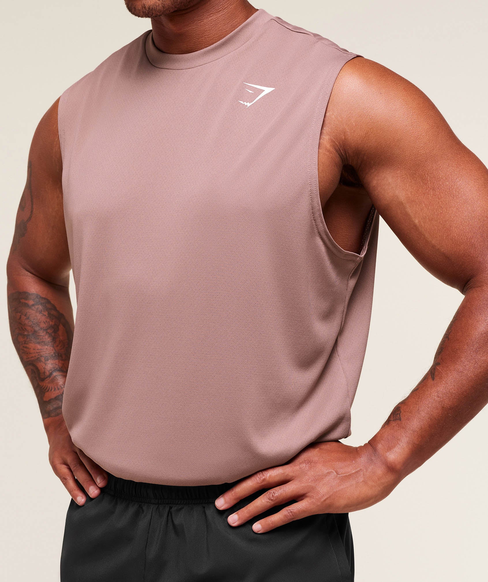 Gymshark Arrival Oversized Tank - Chestnut Pink - Image 3