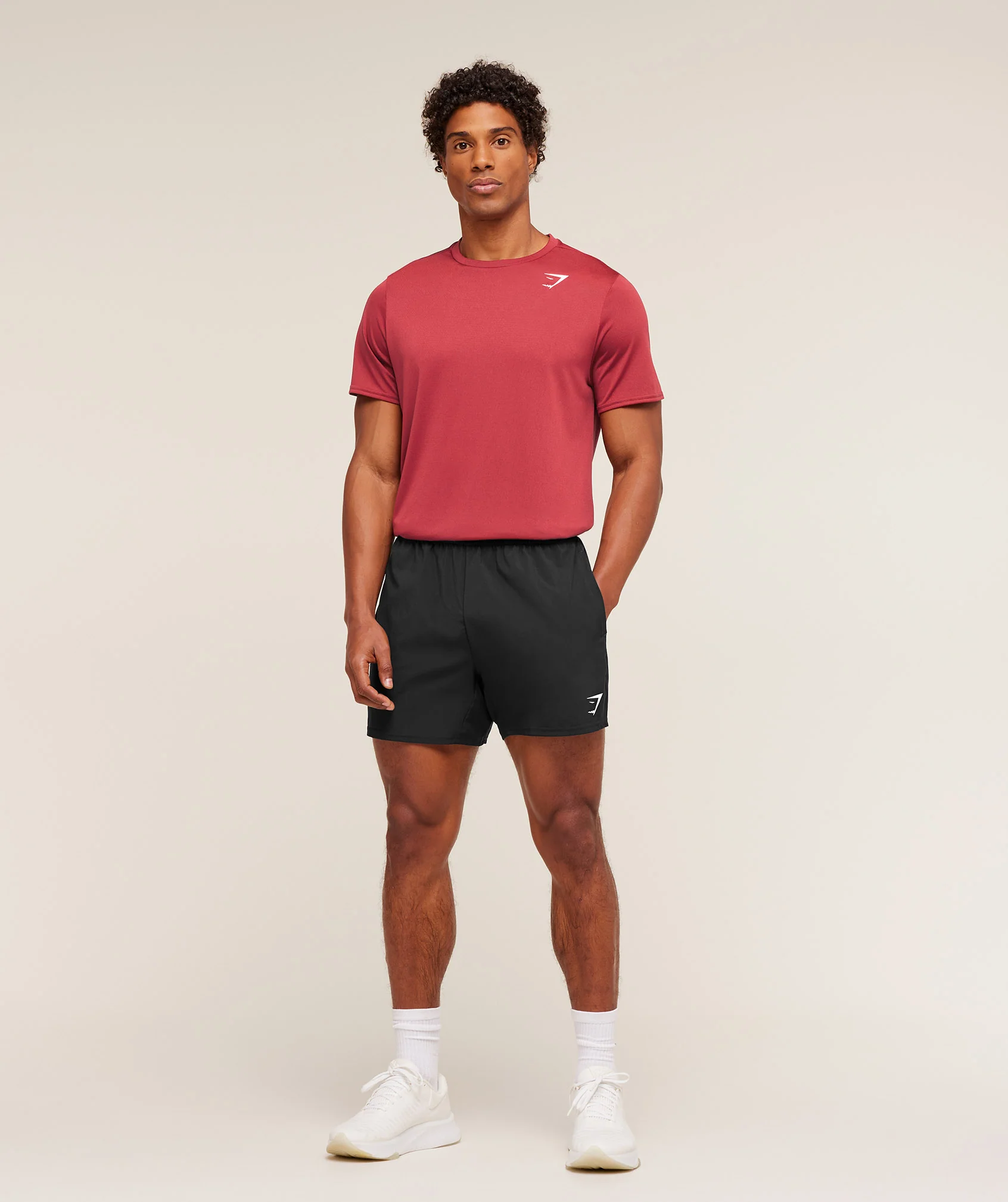 Gymshark Arrival T-Shirt - Athletic Burgundy - Image 4
