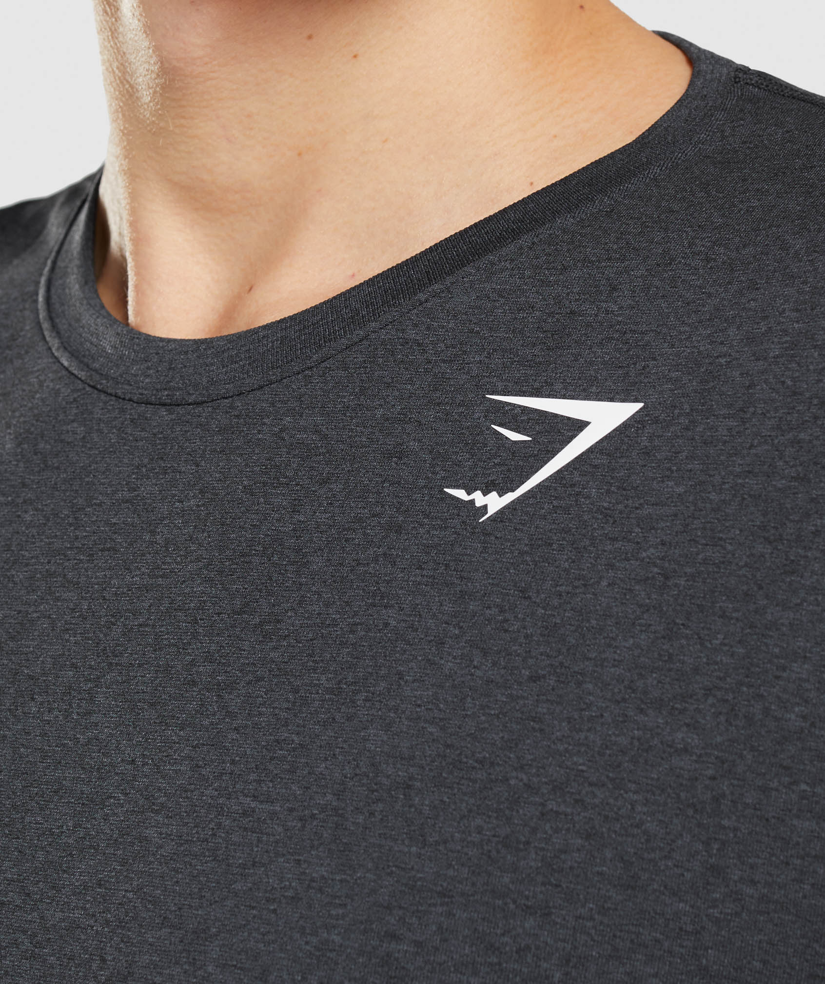 Gymshark Arrival Seamless Long Sleeve T-Shirt - Black Marl - Image 5