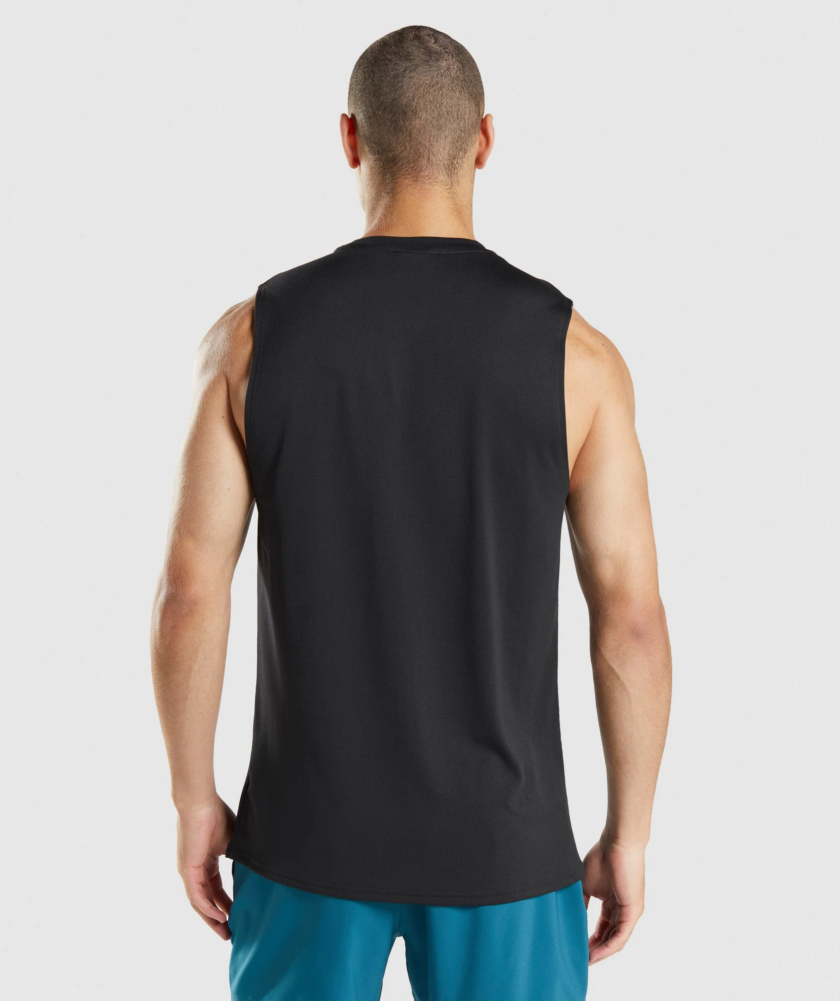 Gymshark Arrival Sleeveless Tee - Black - Image 2