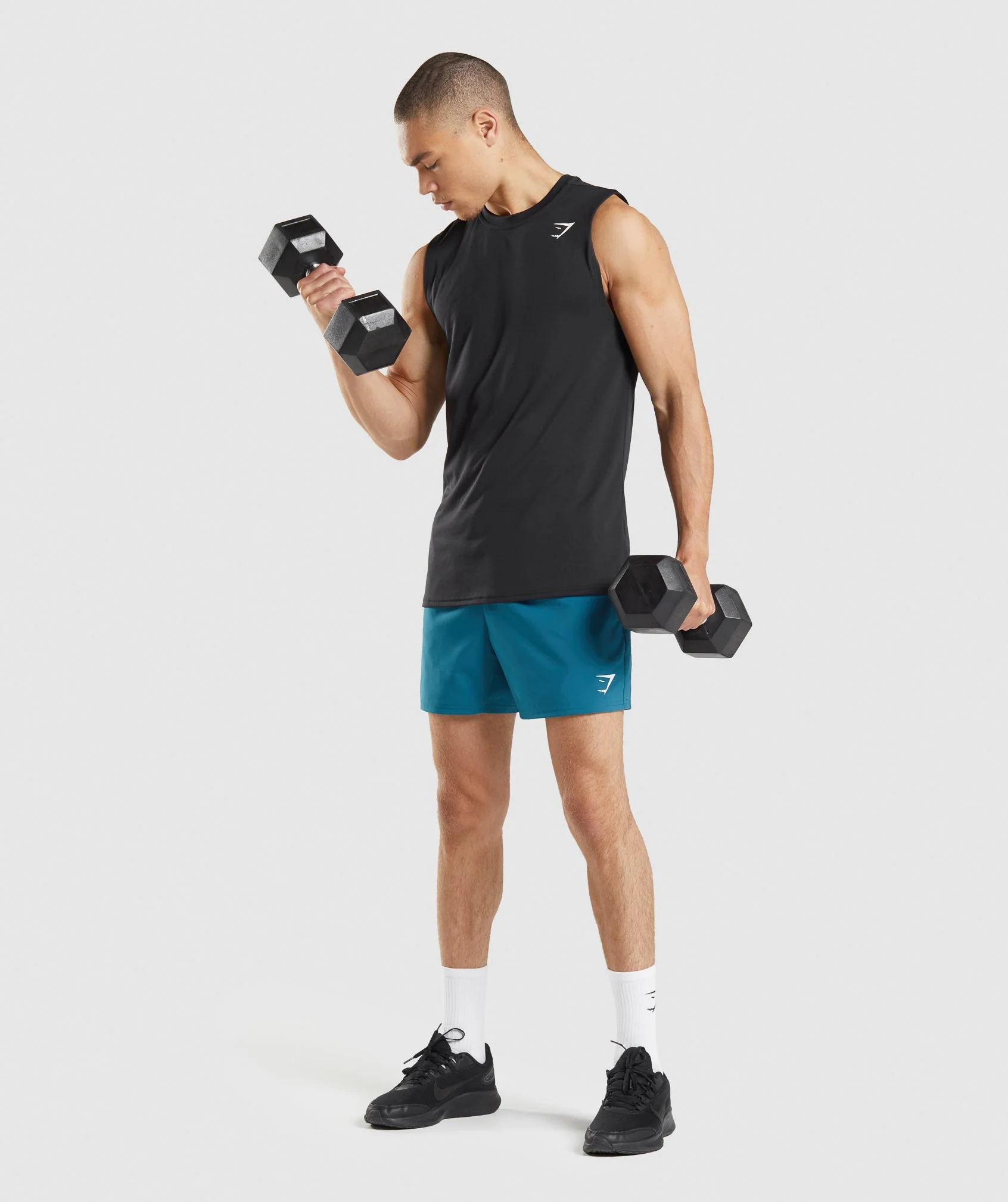 Gymshark Arrival Sleeveless Tee - Black - Image 4