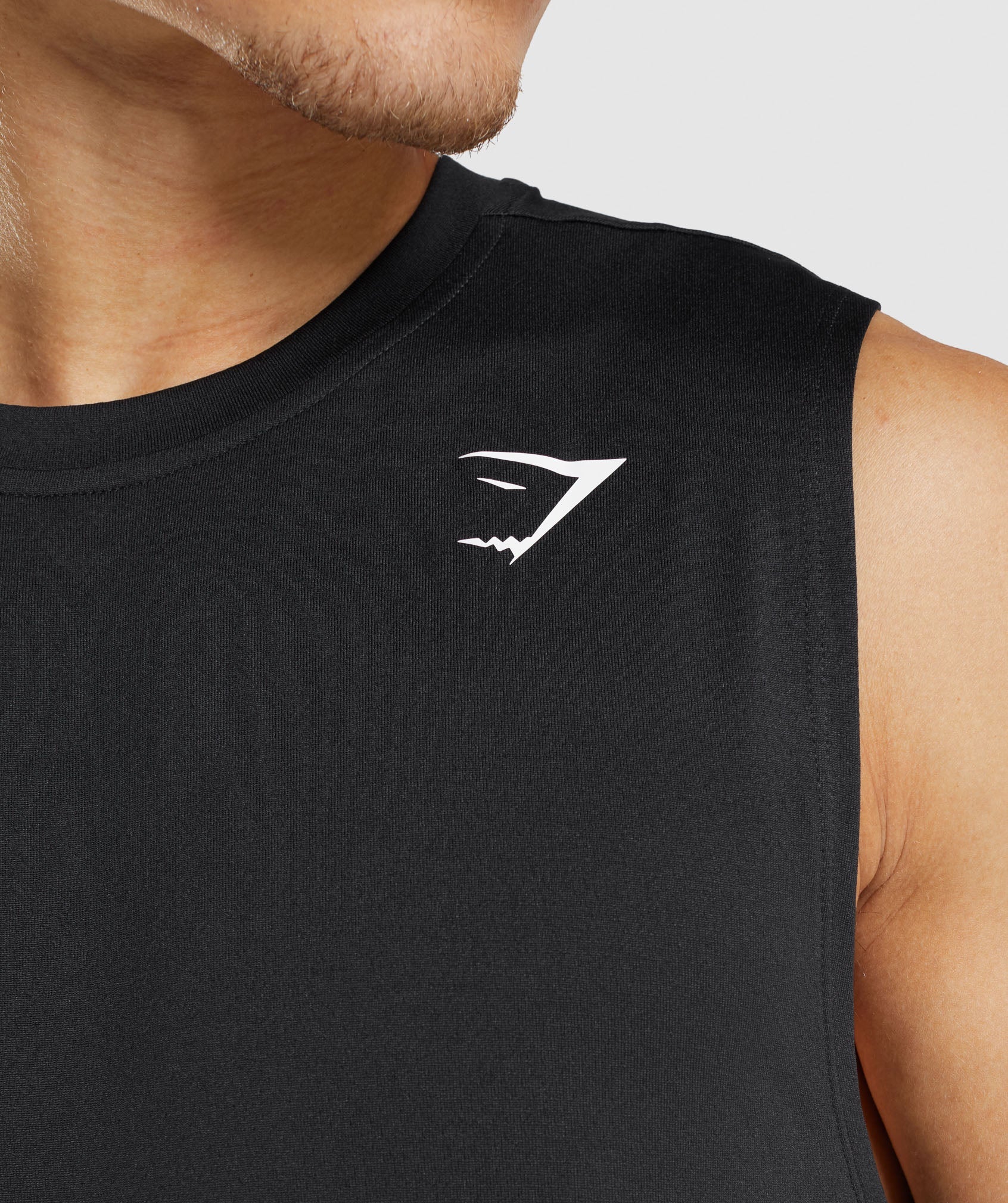 Gymshark Arrival Sleeveless Tee - Black - Image 5