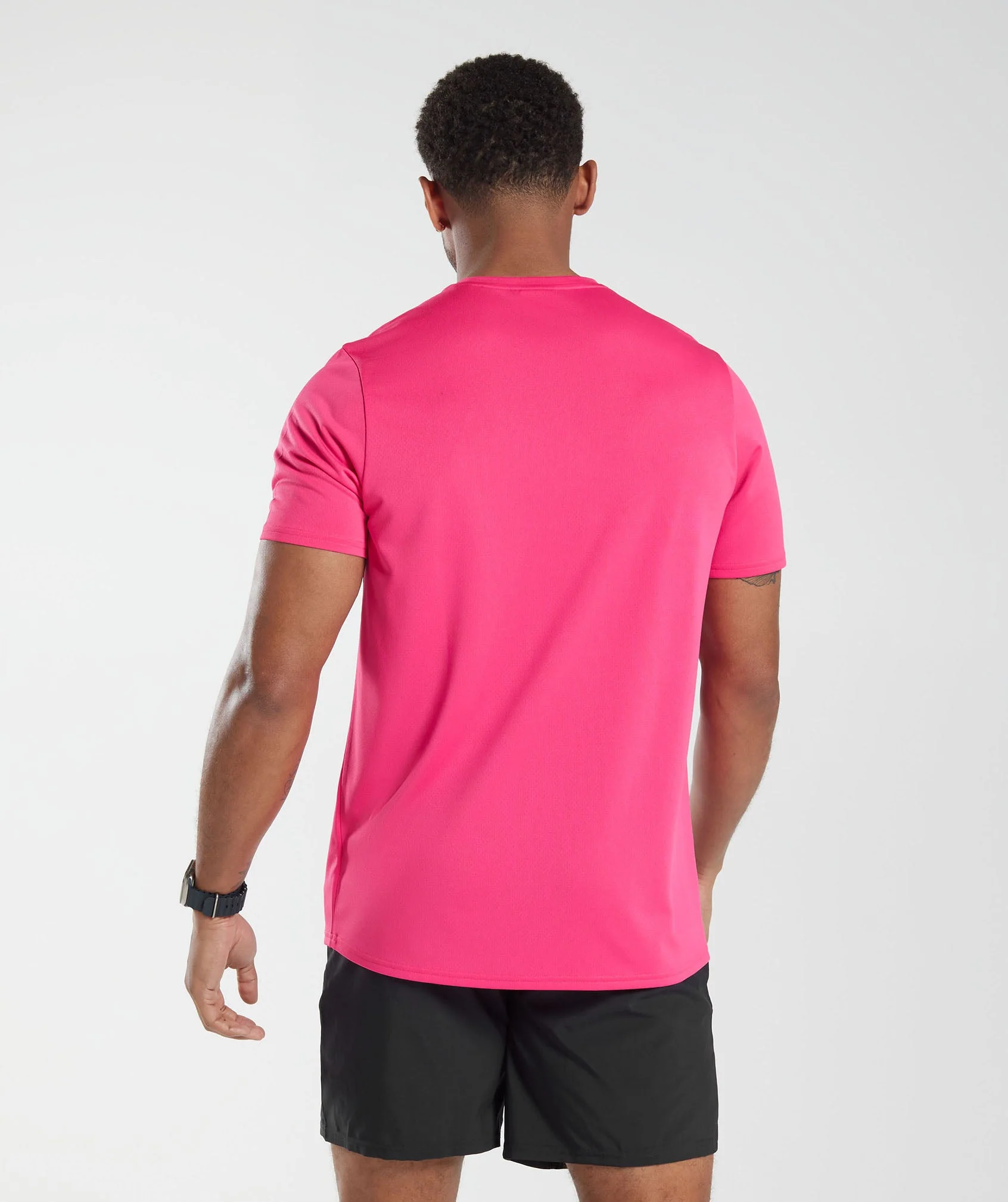 Gymshark Arrival T-Shirt - Bright Fuchsia - Image 2
