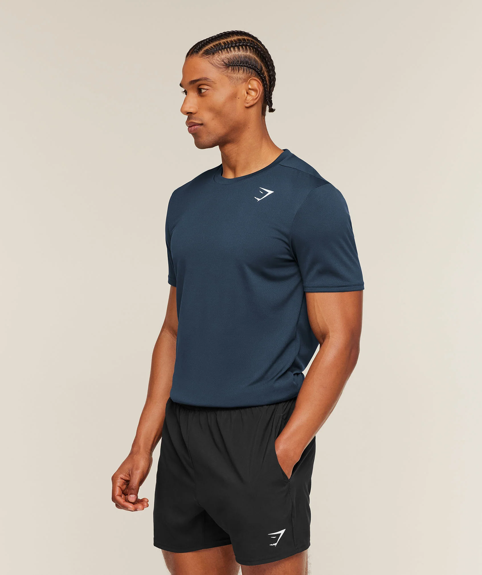 Gymshark Arrival T-Shirt - Navy - Image 3