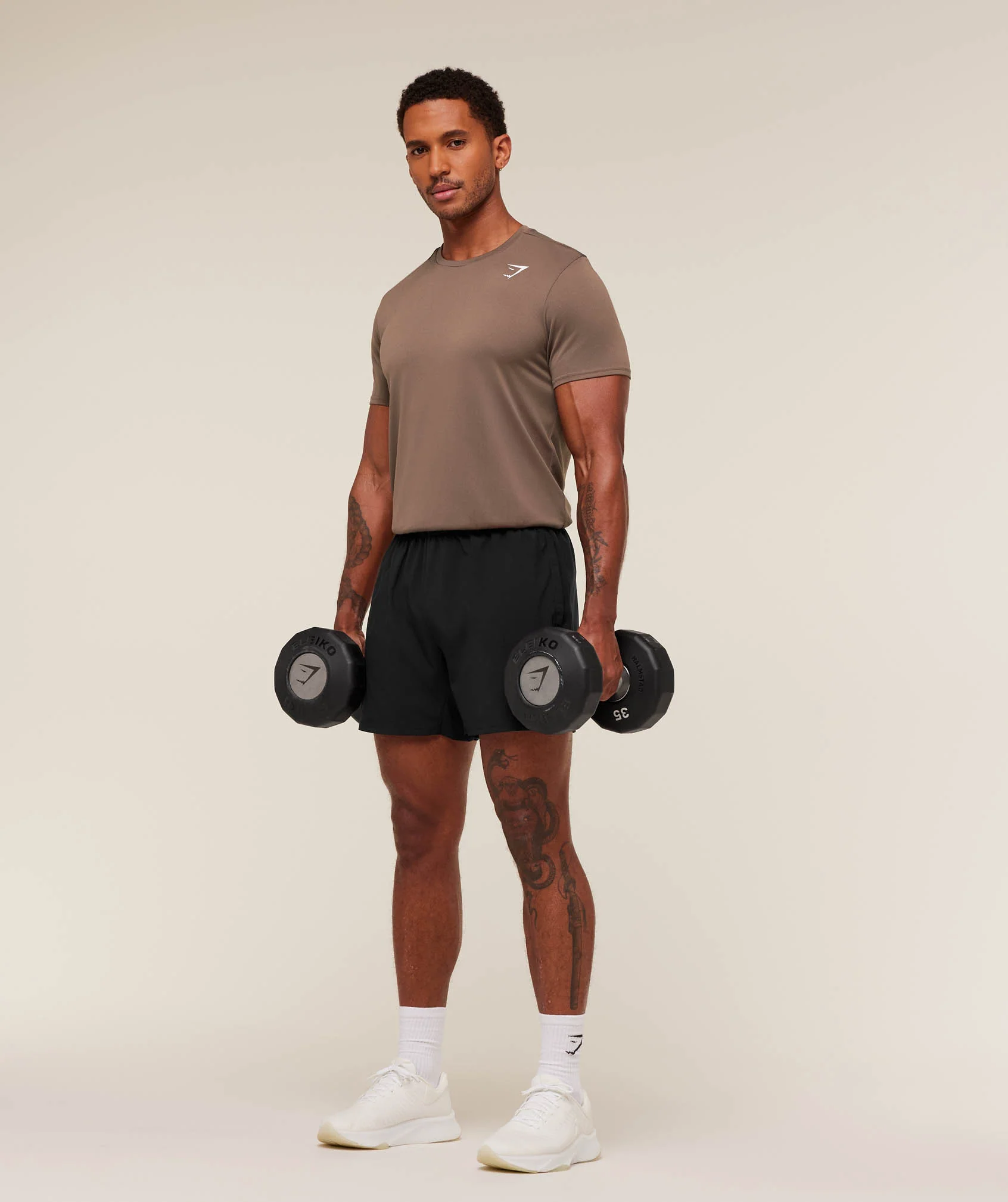 Gymshark Arrival T-Shirt - Soft Brown - Image 5