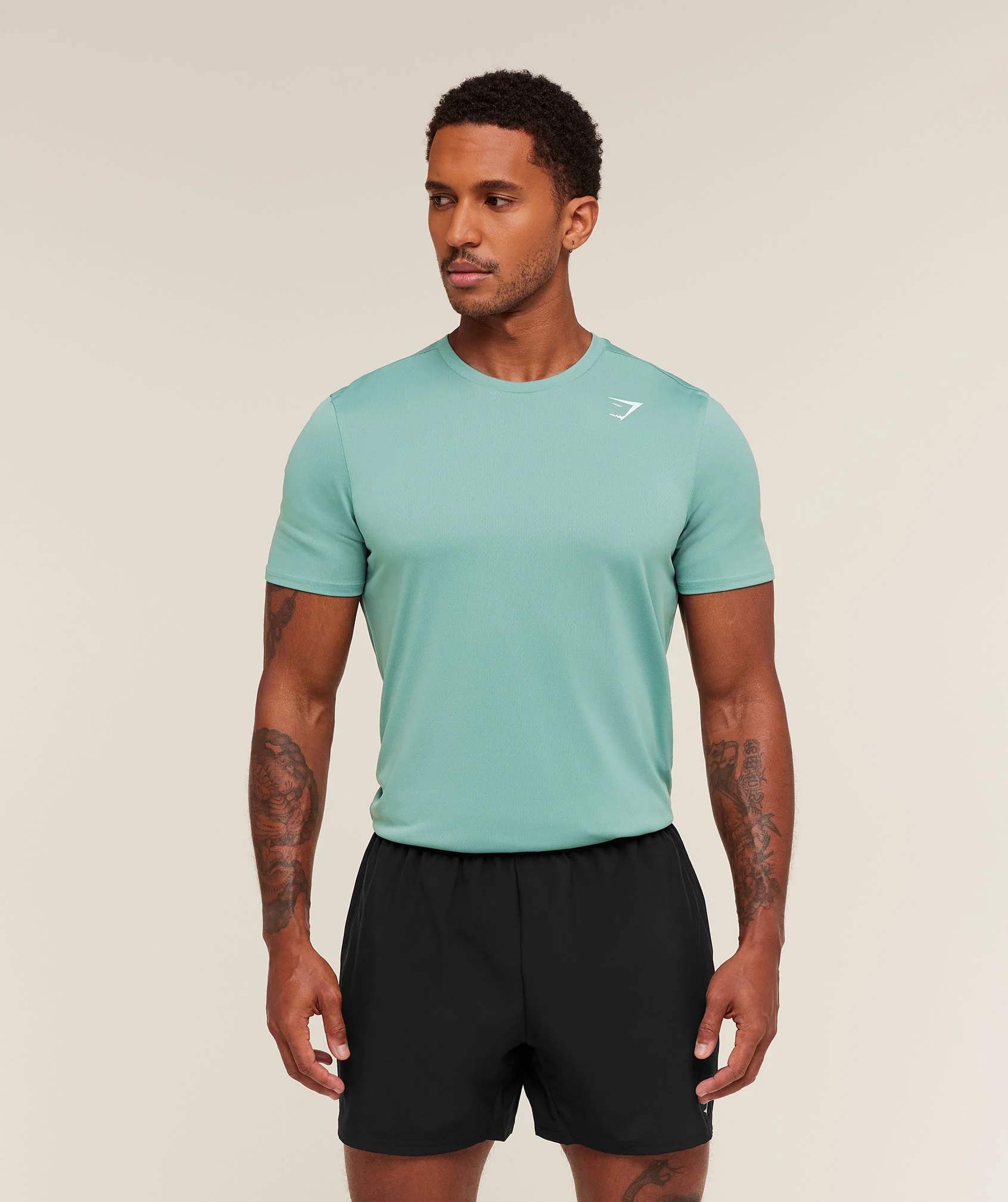 Gymshark Arrival T-Shirt - Muted Teal - Image 5