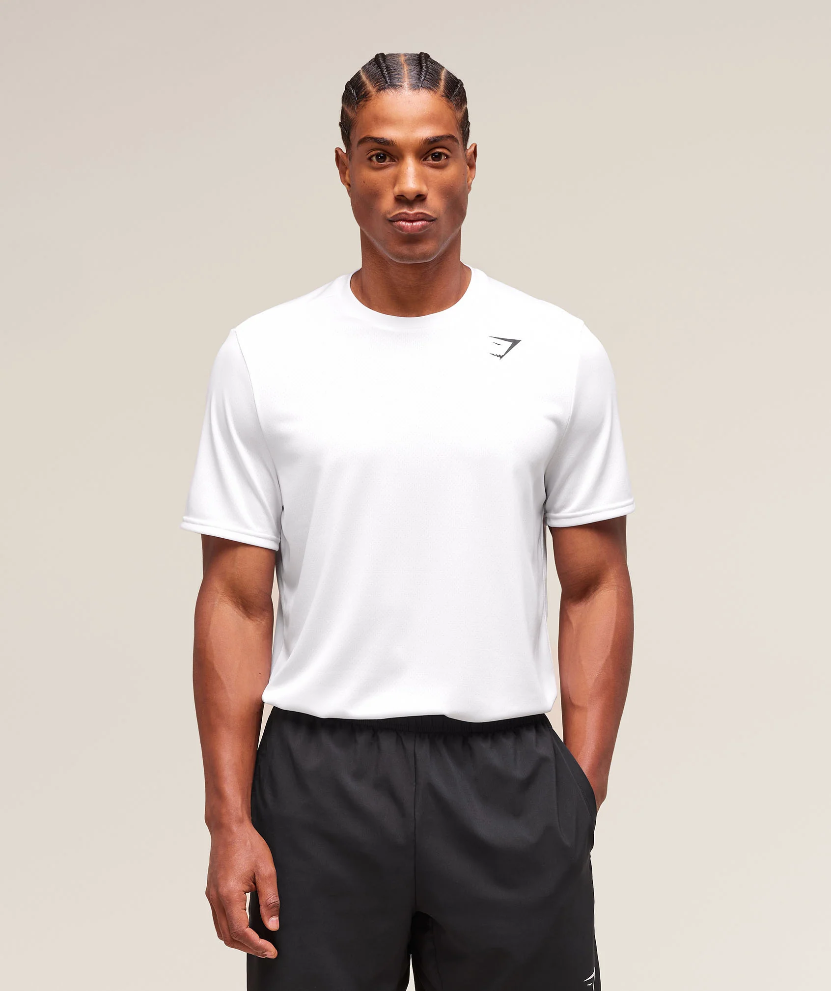 Gymshark Arrival T-Shirt (Tall) - White
