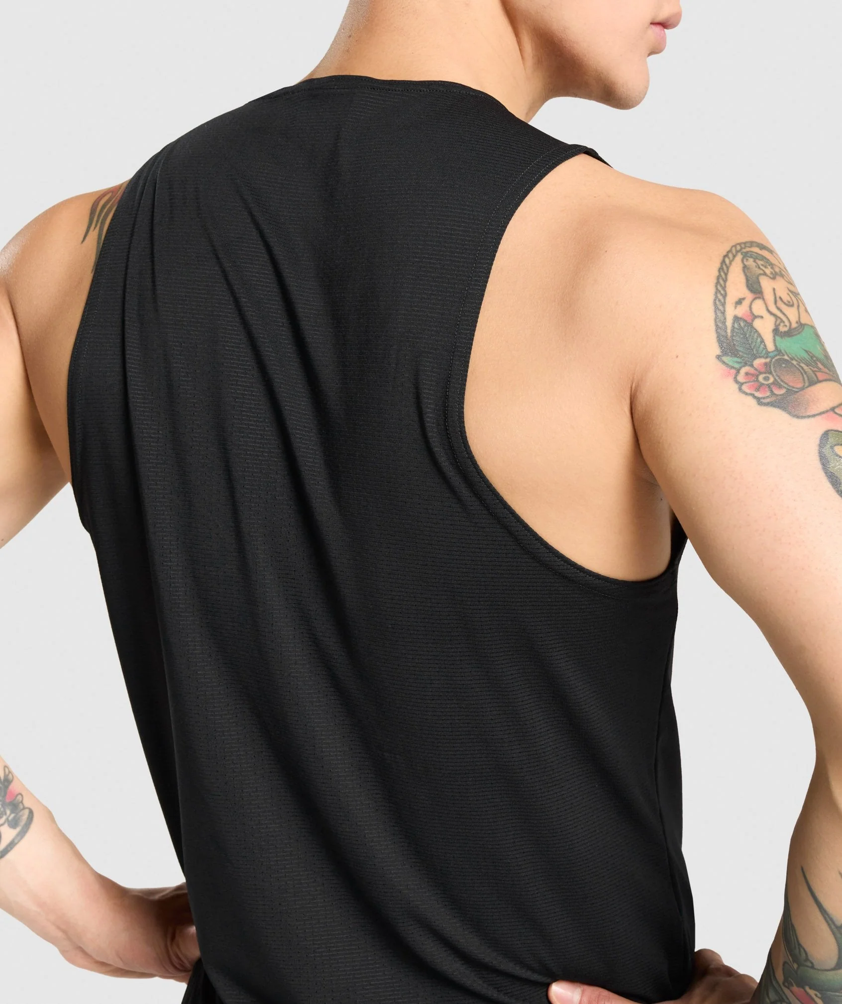 Gymshark Arrival Tank - Black - Image 6