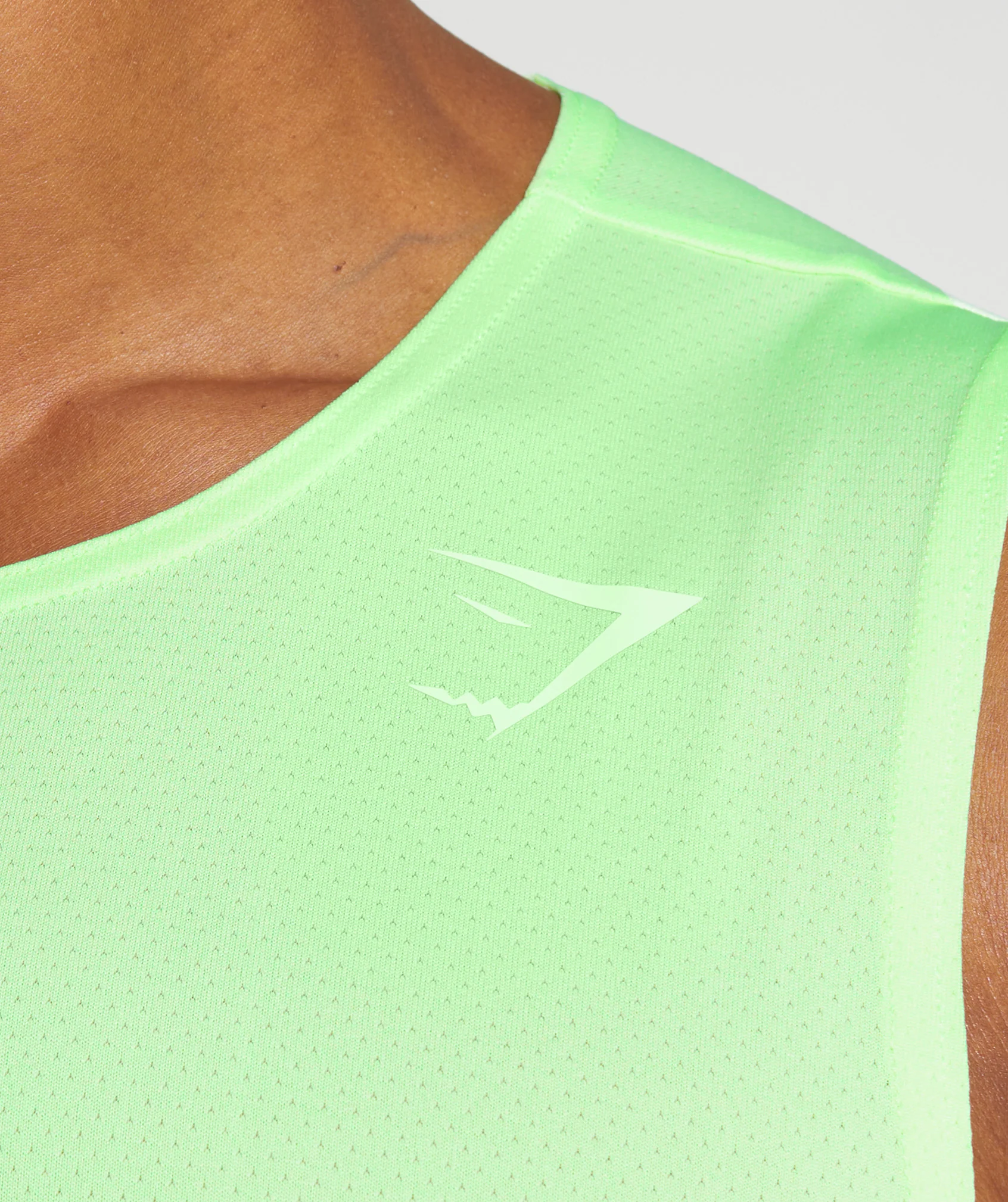 Gymshark Arrival Tank - Fluo Mint - Image 3