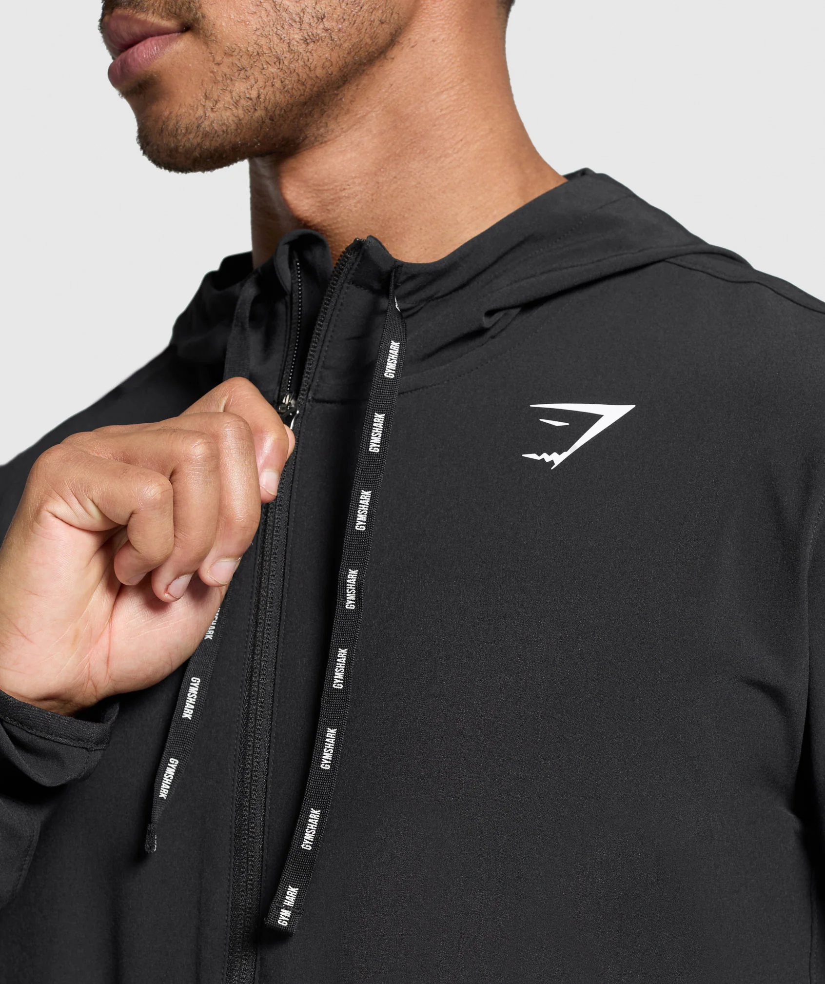Gymshark Arrival Track Jacket - Black - Image 5