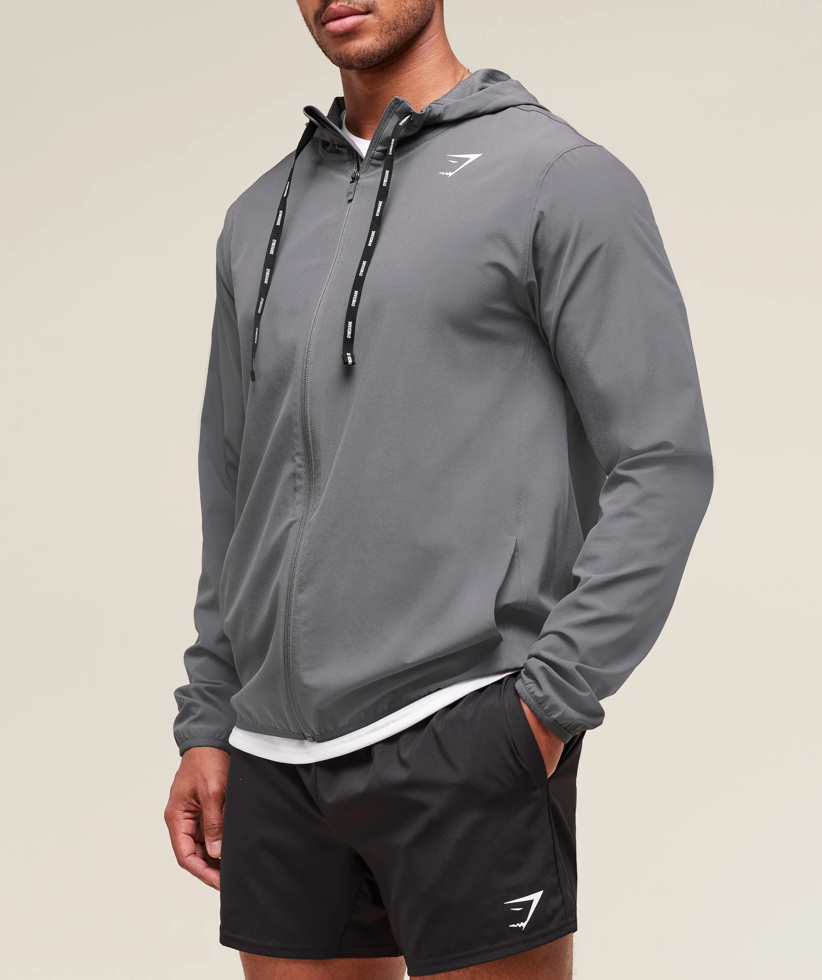 Gymshark Arrival Track Jacket - Silhouette Grey - Image 6