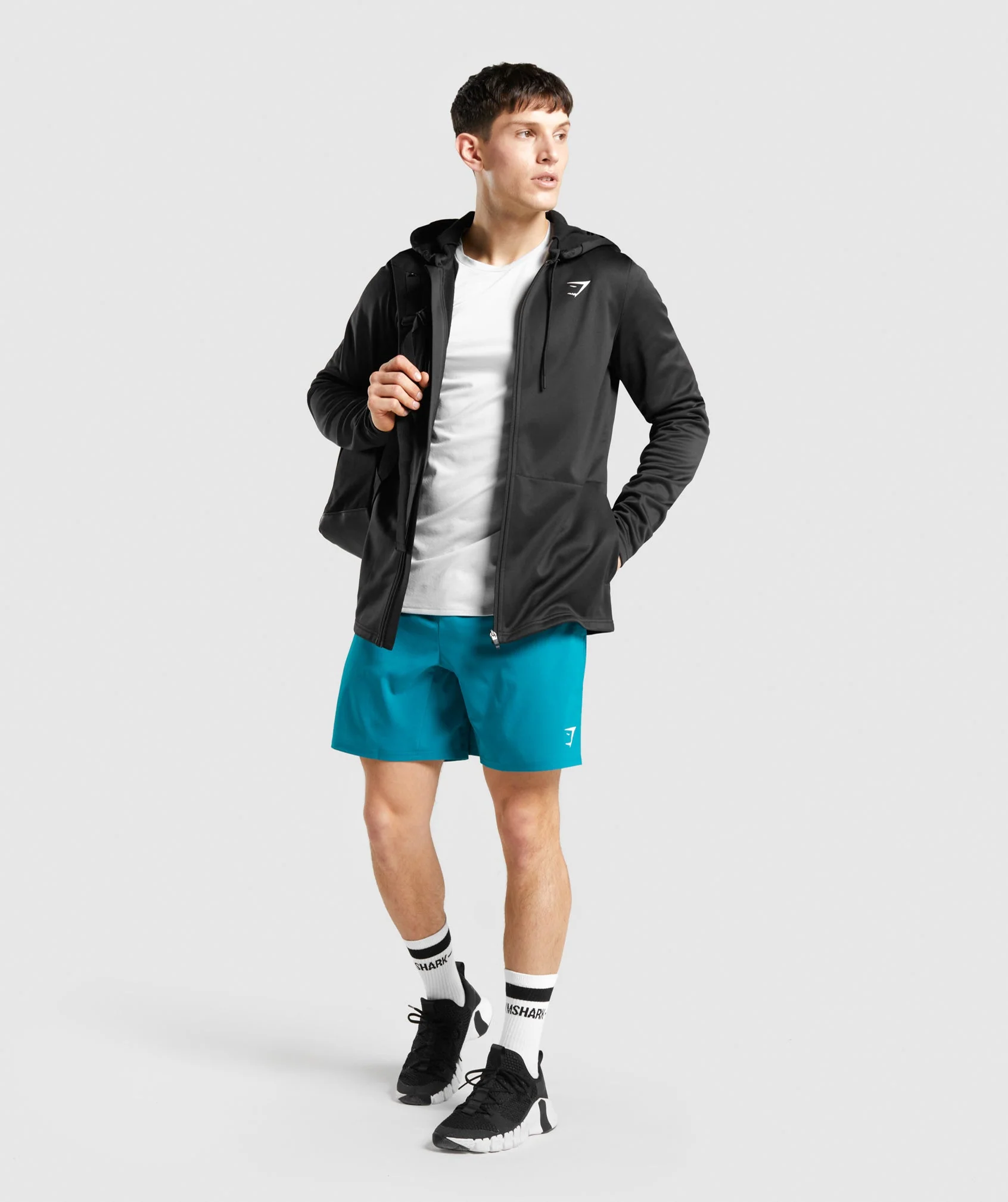 Gymshark Arrival Zip Up Hoodie - Black - Image 4
