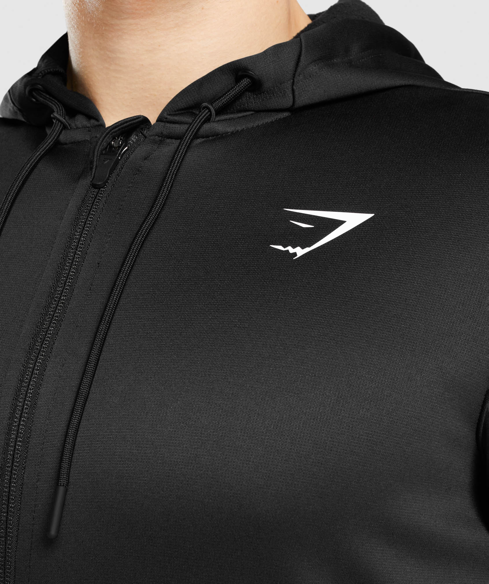 Gymshark Arrival Zip Up Hoodie - Black - Image 5