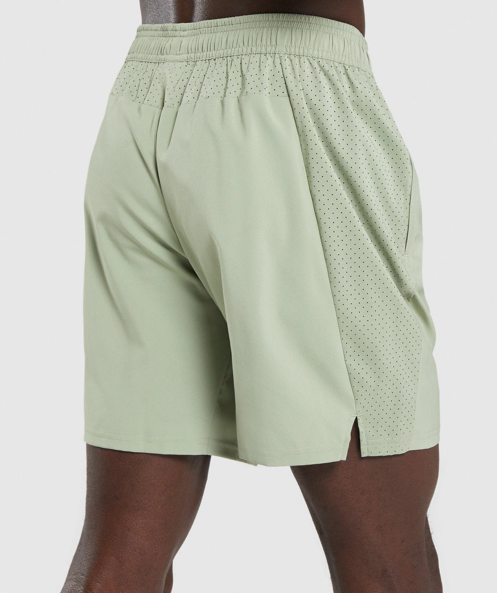 Gymshark Aspect Shorts - Light Green - Image 6