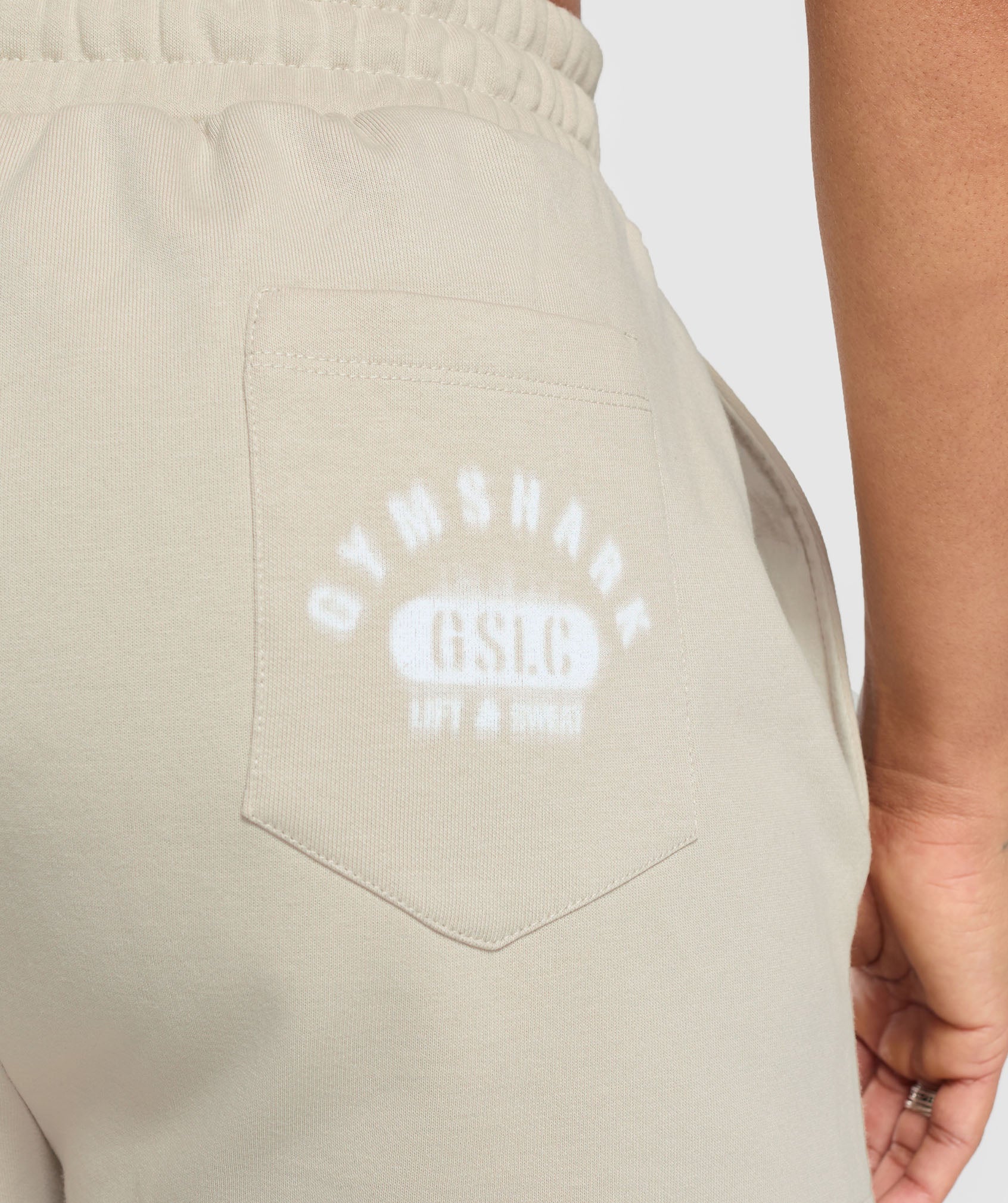 Gymshark Ath Dept Shorts - Pebble Grey - Image 5