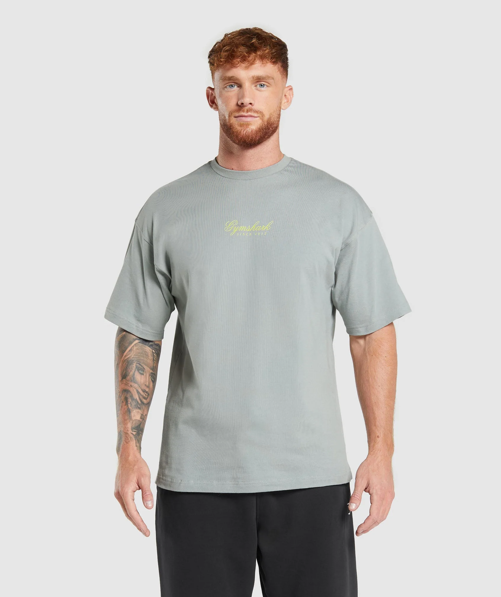 Gymshark Athletic Department T-Shirt - Smokey Grey - Image 2