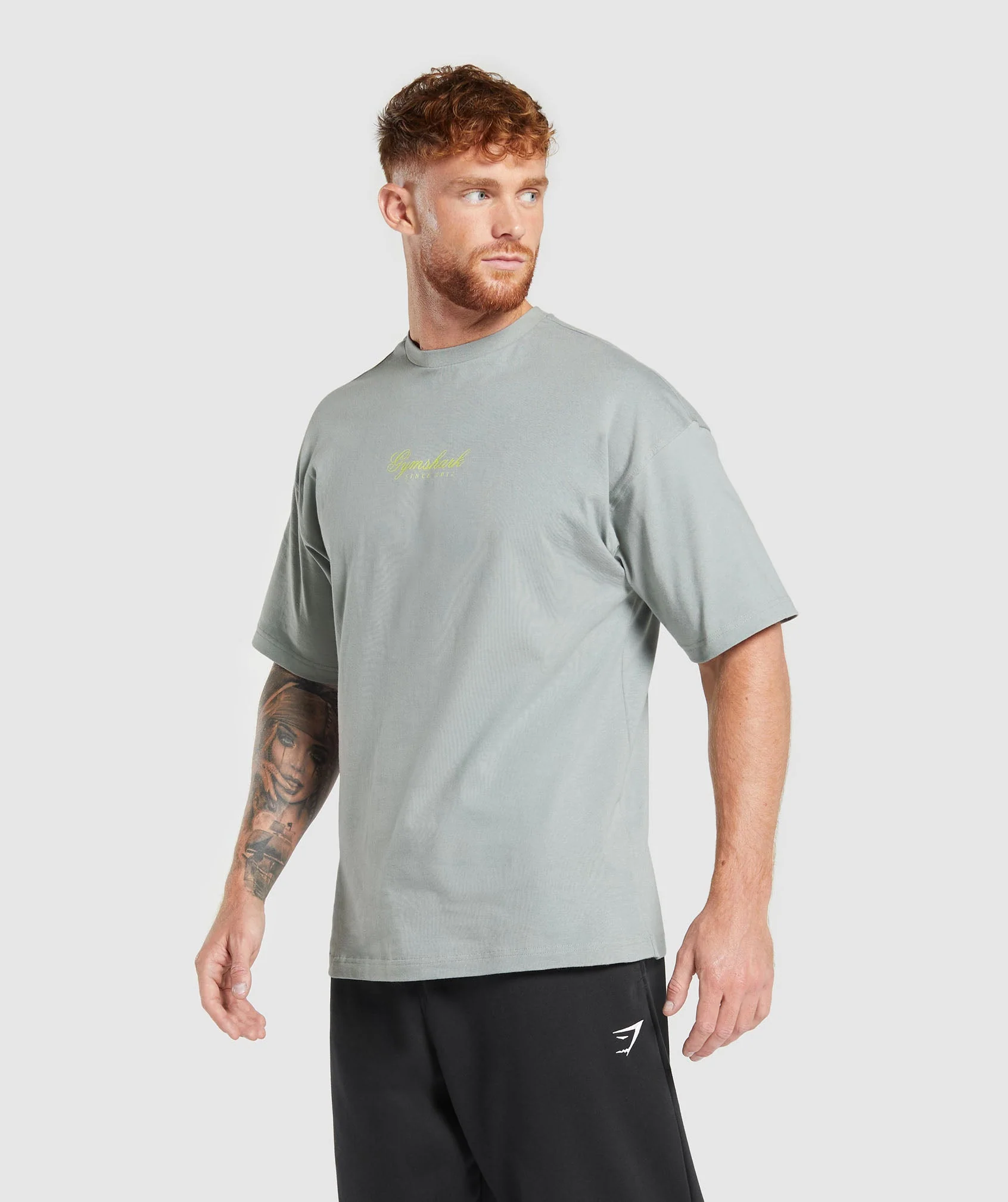 Gymshark Athletic Department T-Shirt - Smokey Grey - Image 3