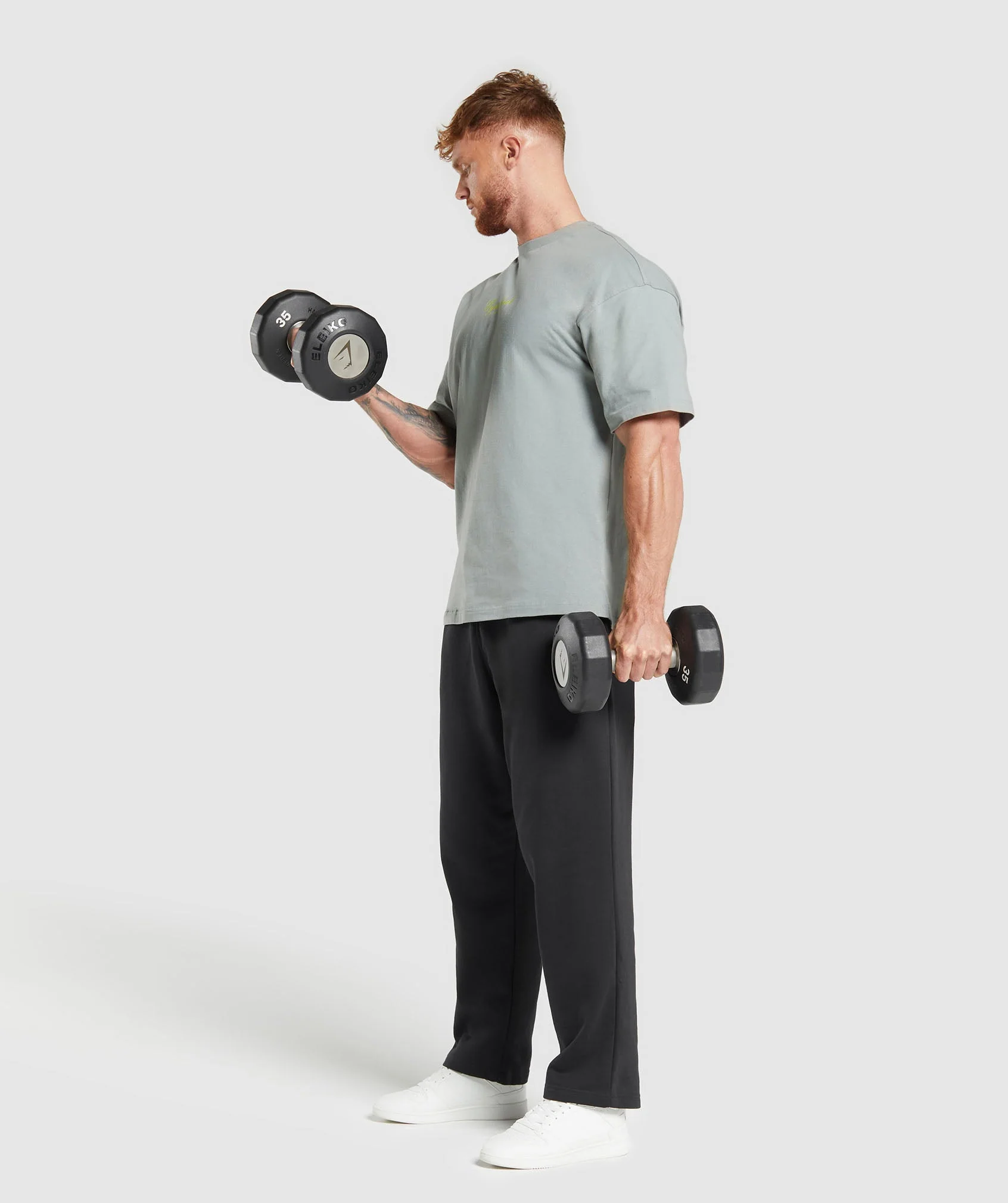 Gymshark Athletic Department T-Shirt - Smokey Grey - Image 4